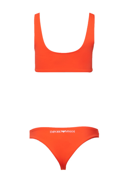 Костюм купальный с логотипом|Основной цвет:Оранжевый|Артикул:262702-2R324 | Фото 2