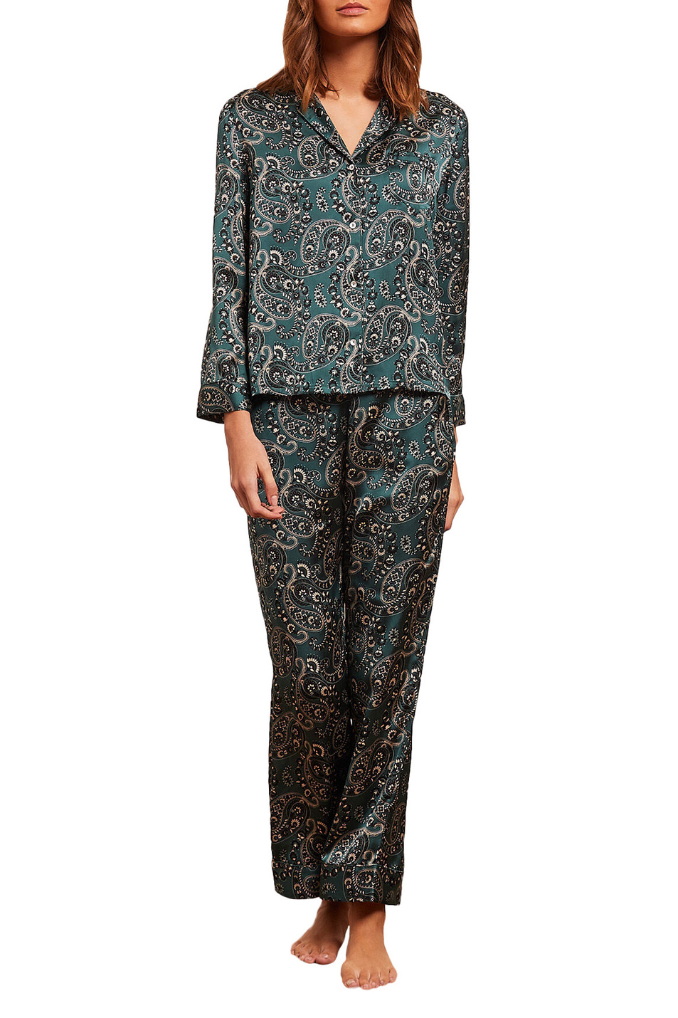 Женский Etam Пижамные брюки BARKA с принтом (цвет ), артикул 6532581 | Фото 2