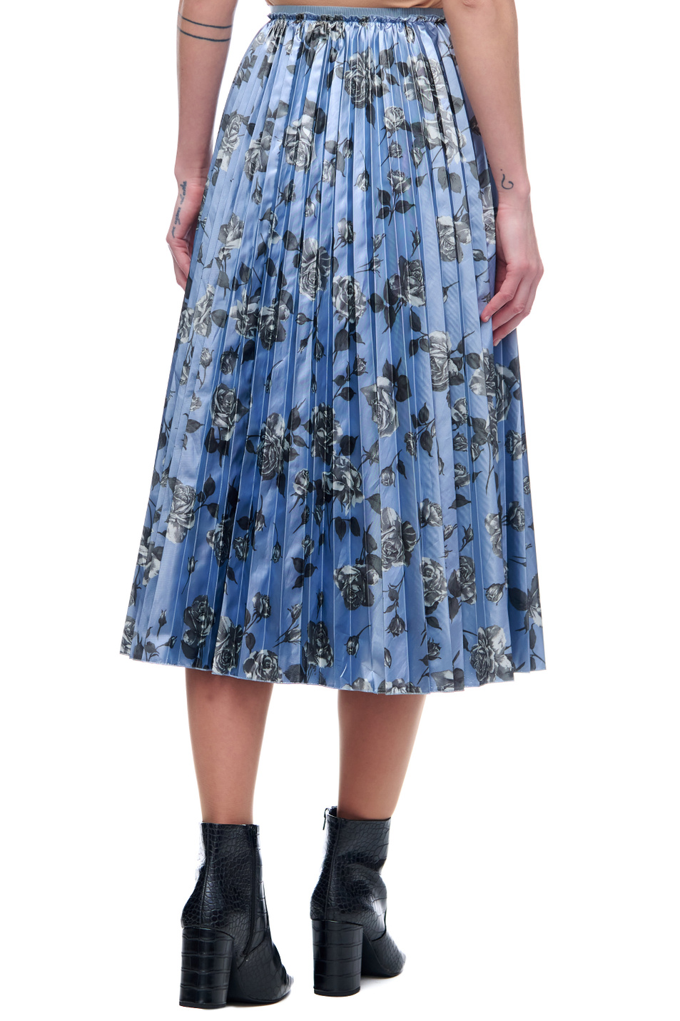 Женский Red Valentino Плиссированная юбка с принтом (цвет ), артикул WR0RAH2565K | Фото 4