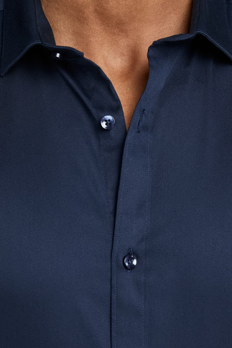 Мужской Jack & Jones Рубашка PARMA из эластичного хлопка (цвет ), артикул 12097662 | Фото 6
