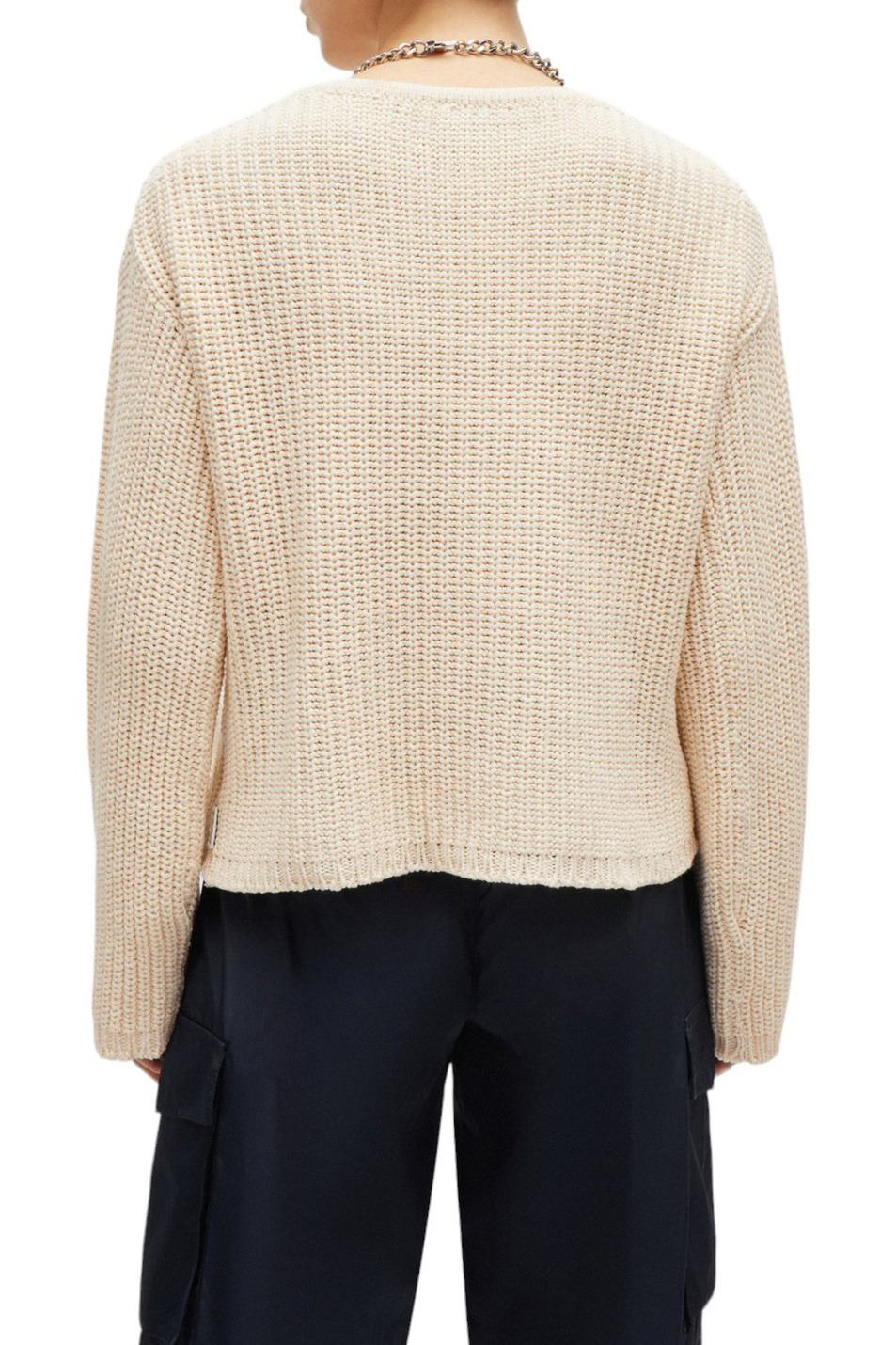 Женский HUGO Пуловер с V-образным вырезом (цвет ), артикул 50514305 | Фото 4