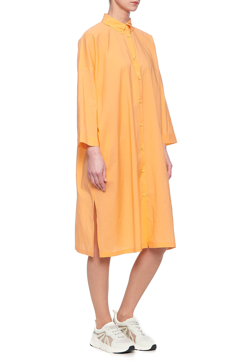 Max Mara Платье-рубашка BIBO из смесового хлопка (цвет ), артикул 32210318 | Фото 3