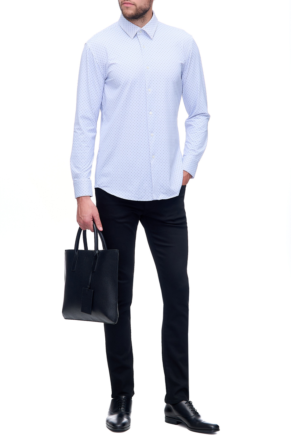 BOSS Рубашка с принтом в горох (цвет ), артикул 50459920 | Фото 2
