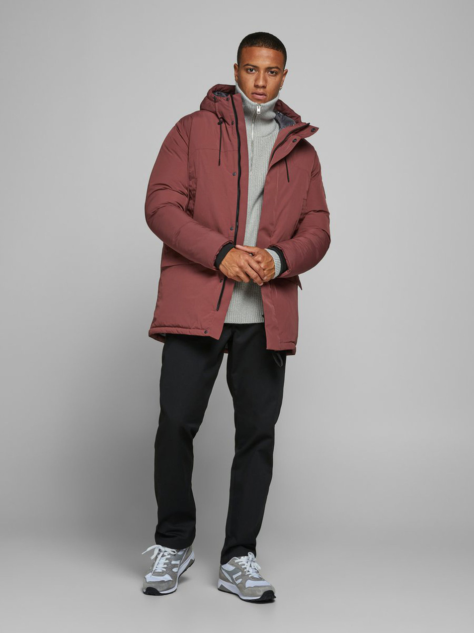 Мужской Jack & Jones Куртка с капюшоном (цвет ), артикул 12173384 | Фото 2