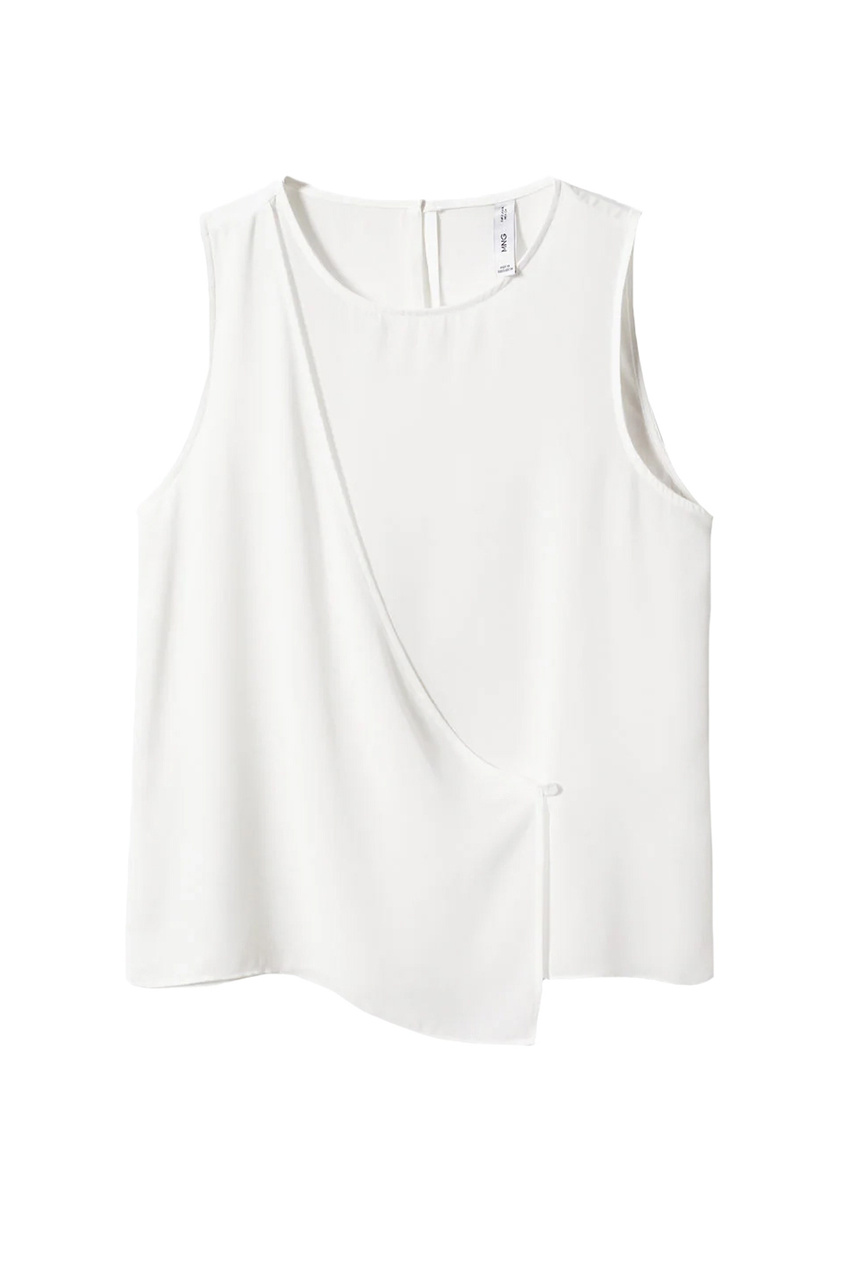 Блузка MARACUYA с запахом|Основной цвет:Белый|Артикул:47008634 | Фото 1