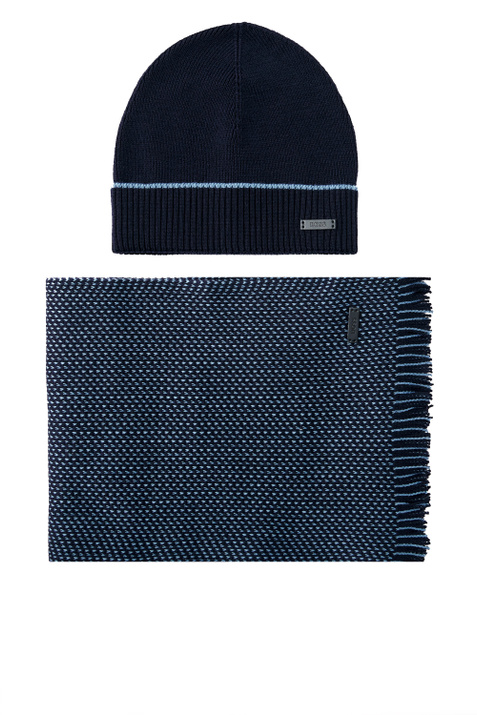 BOSS Комплект из натуральной шерсти (шарф, шапка) ( цвет), артикул 50475937 | Фото 1