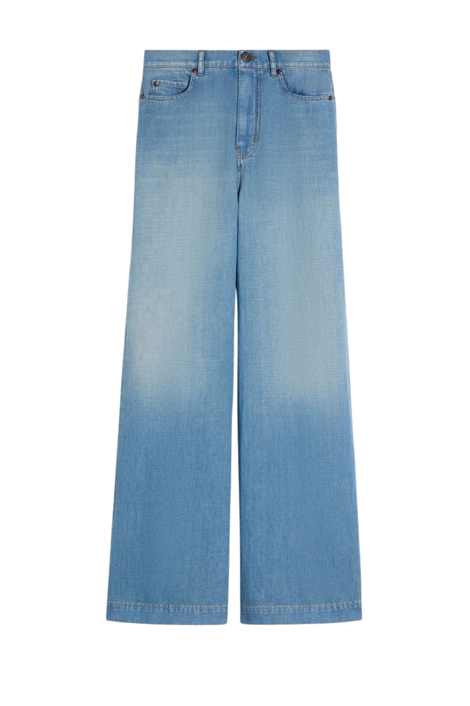 Женский Weekend Max Mara Джинсы LATINO из хлопка и льна (цвет ), артикул 2615181012 | Фото 1