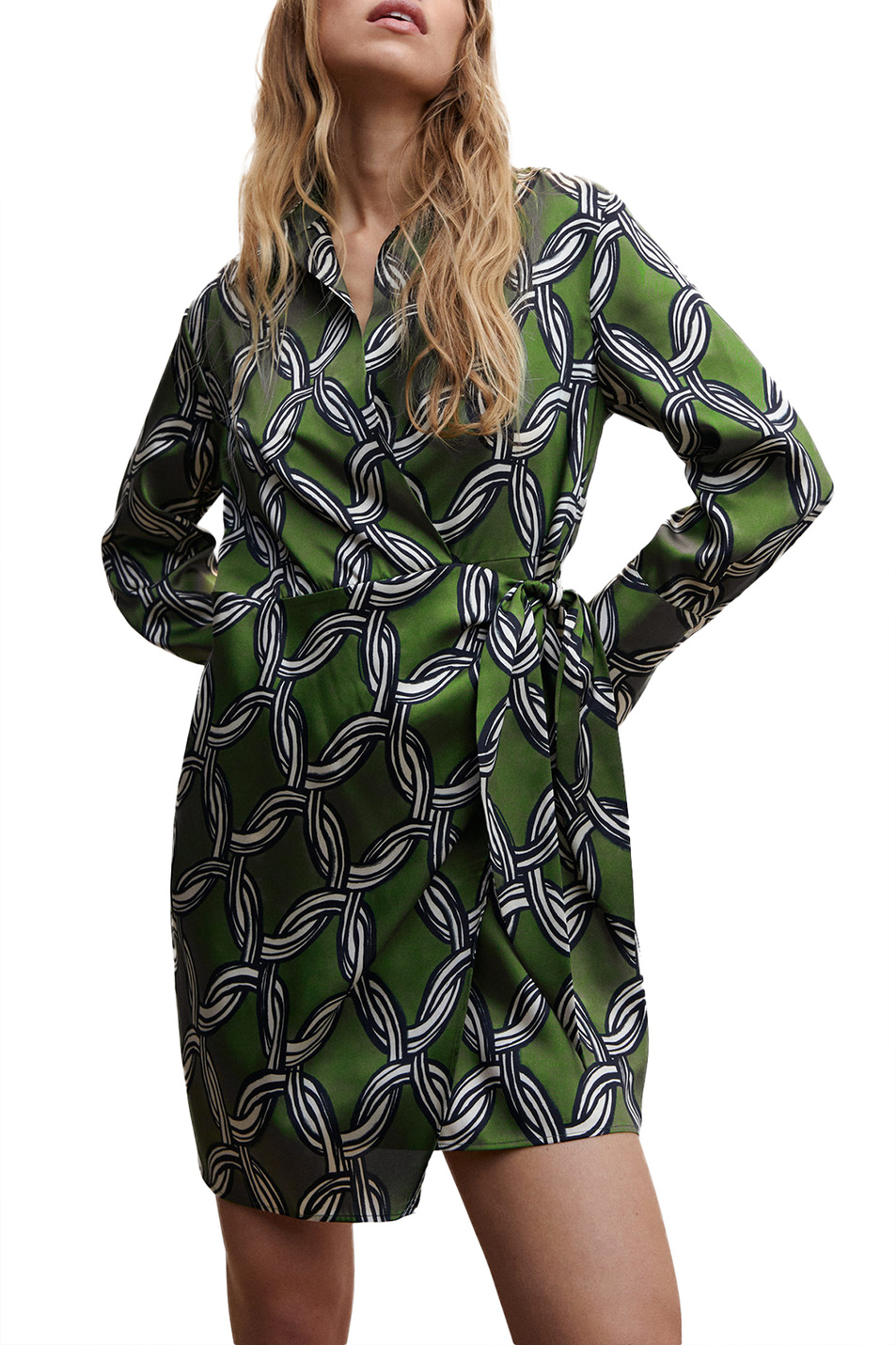 Женский Mango Платье-рубашка CADENA с цветочным узором (цвет ), артикул 47034039 | Фото 3