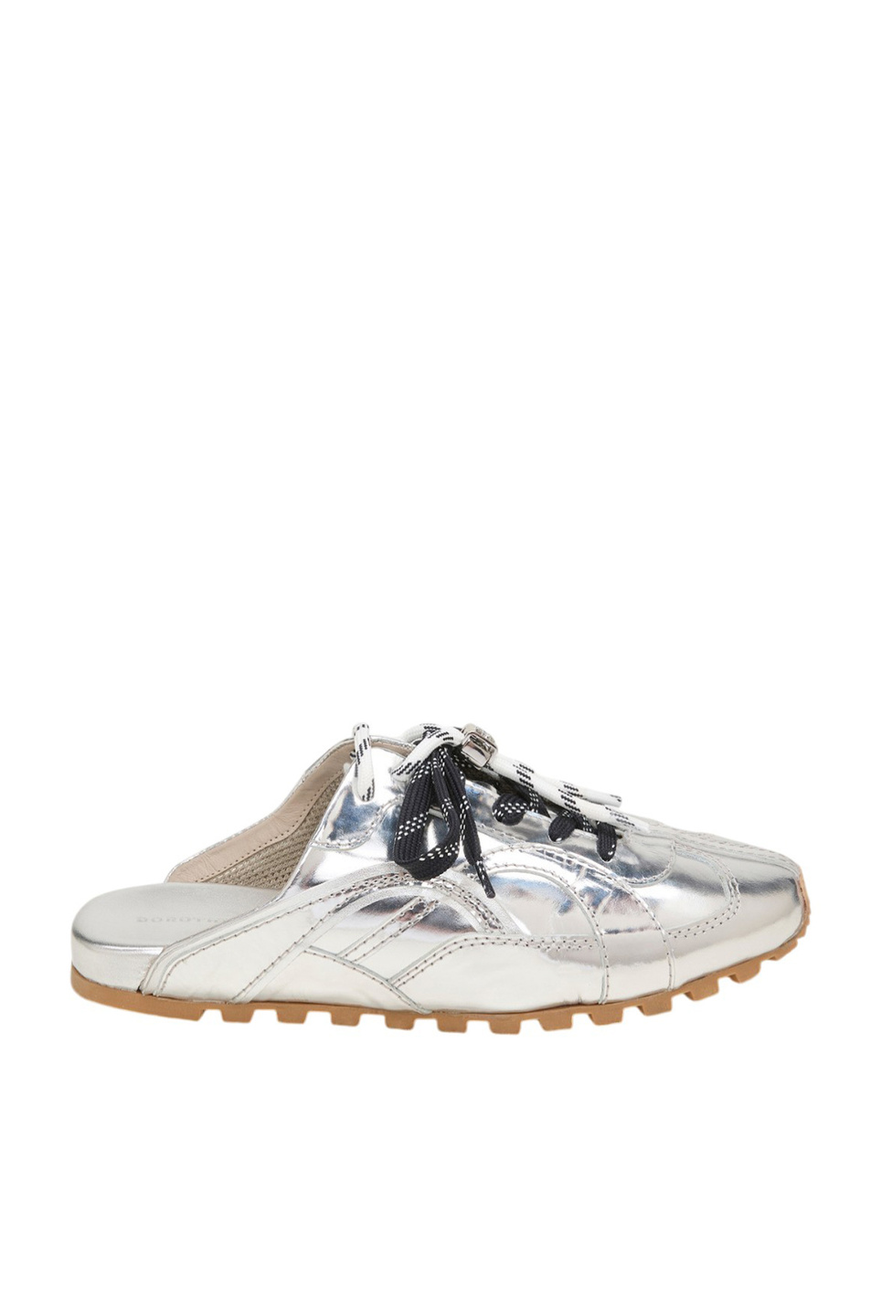 Женский Dorothee Schumacher Кроссовки-мюли с эффектом металлик (цвет ), артикул 450720 | Фото 1