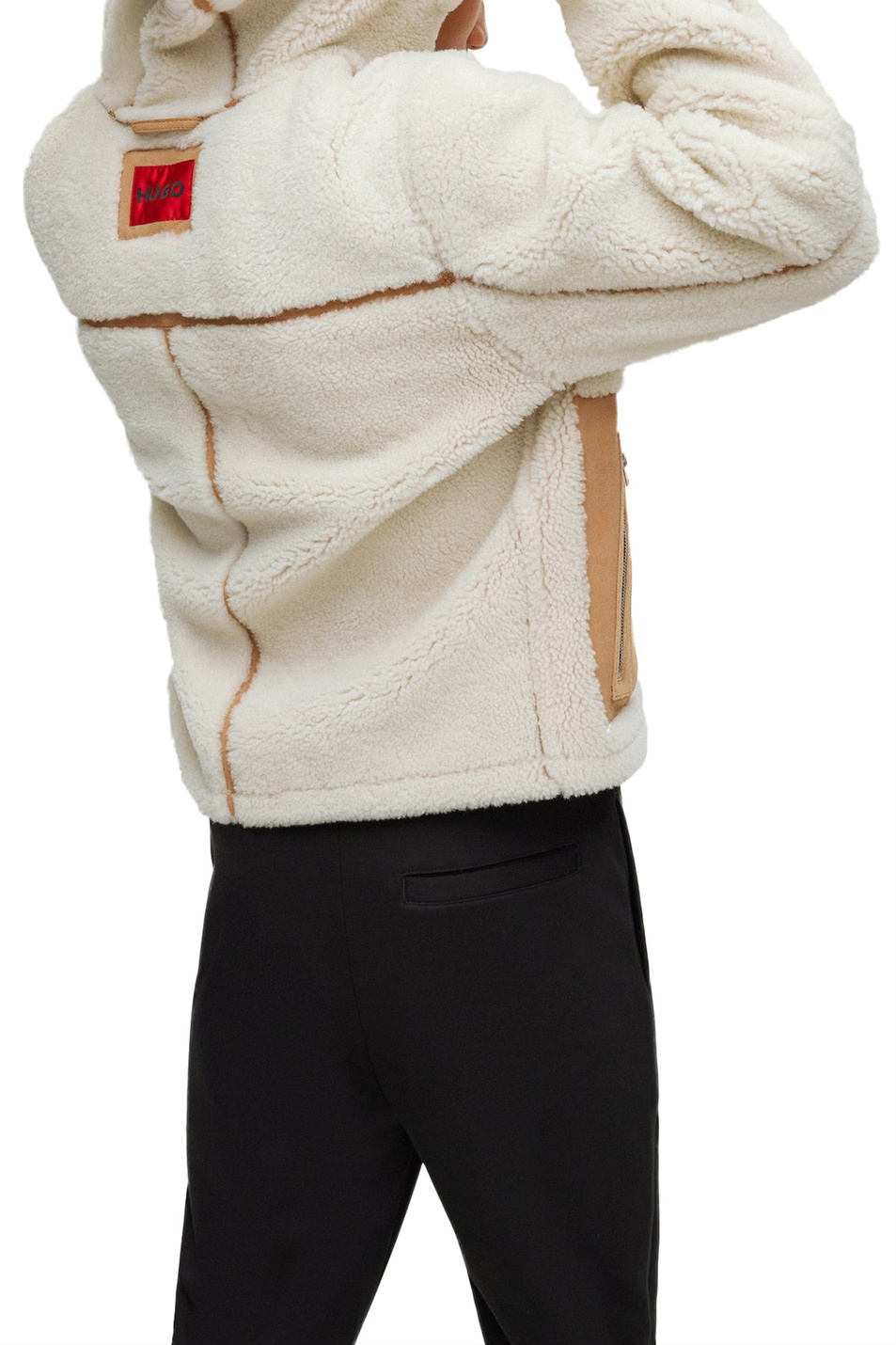 Мужской HUGO Куртка на молнии с капюшоном на кулиске (цвет ), артикул 50481771 | Фото 5