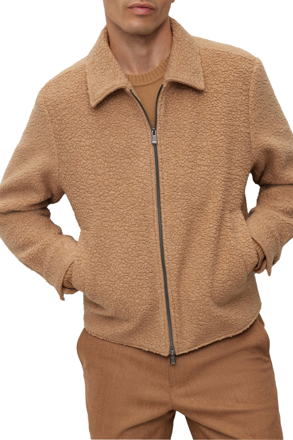 Мужской BOSS Куртка из смесовой шерсти (цвет ), артикул 50502817 | Фото 3