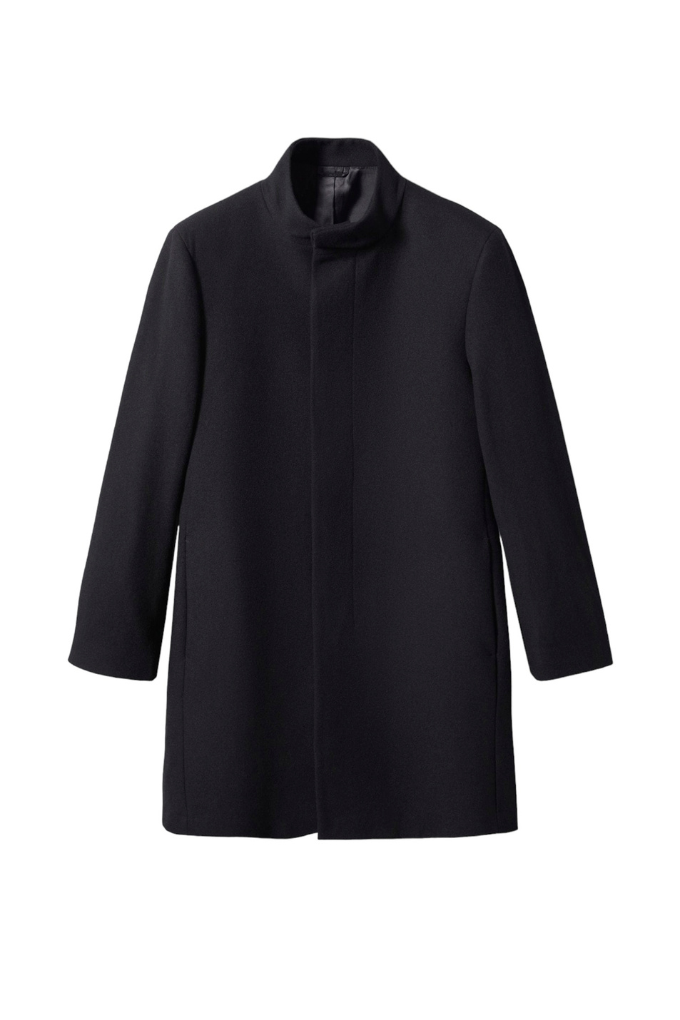 Мужской Mango Man Пальто однотонное FUNNEL (цвет ), артикул 57025950 | Фото 1