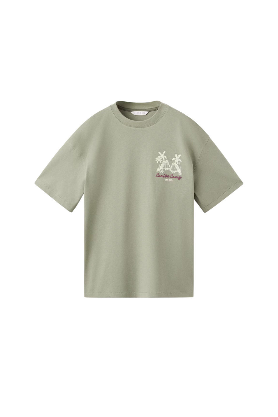 Мальчикам Mango Kids Футболка CABIN из хлопка (цвет ), артикул 27048265 | Фото 1