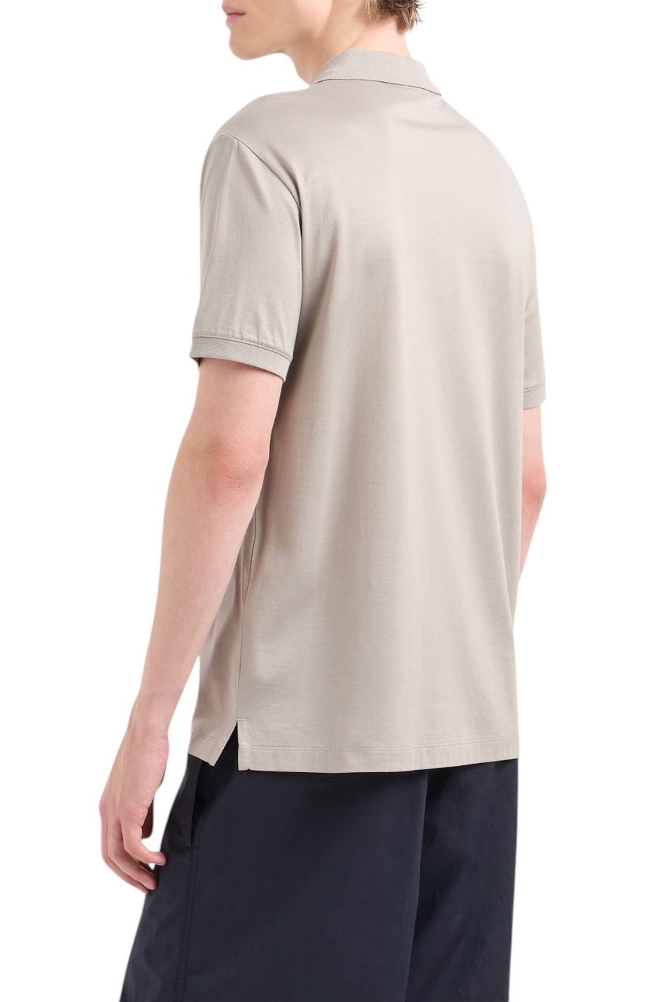 Мужской Emporio Armani Поло с логотипом (цвет ), артикул EM001082-AF10017 | Фото 4