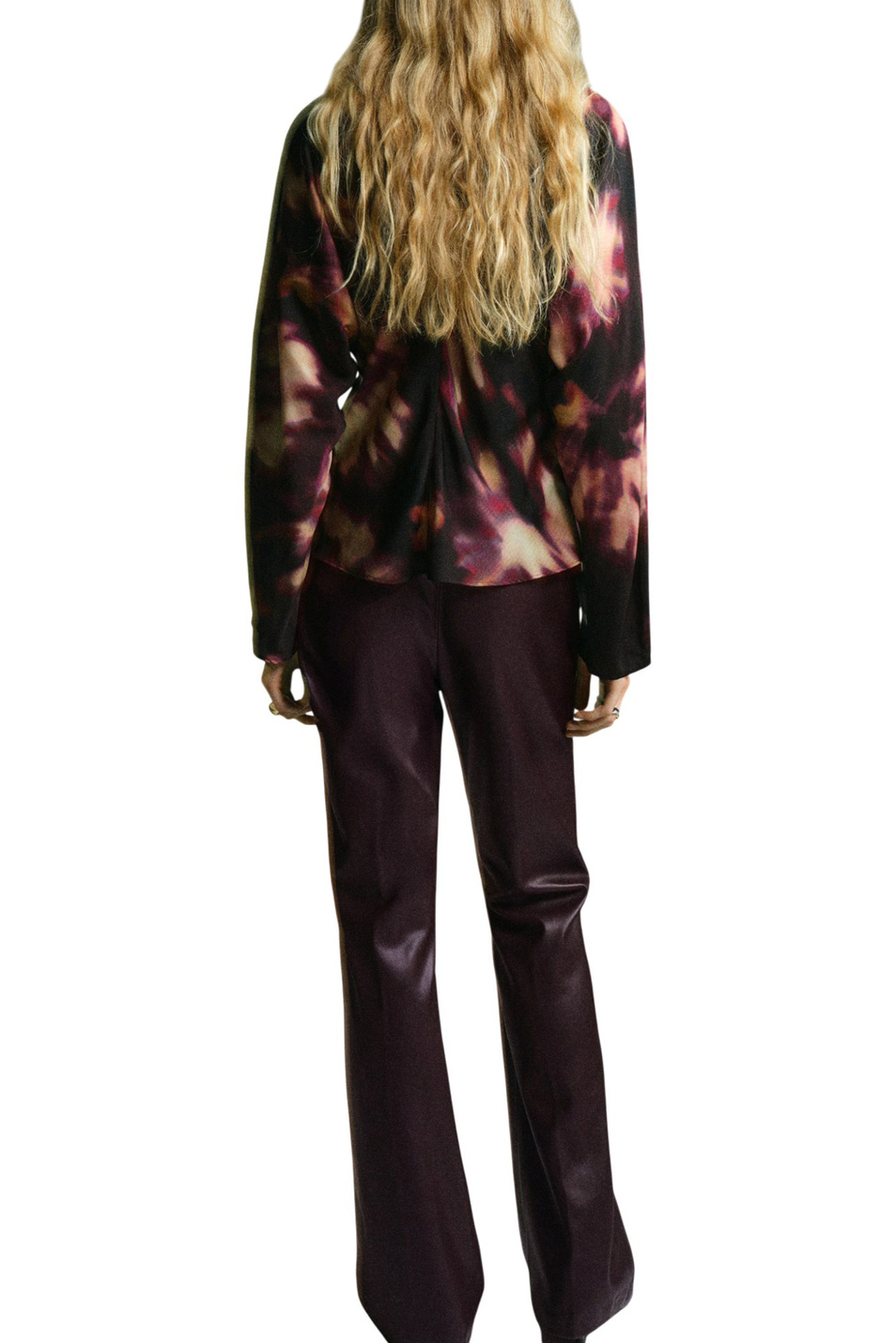 Женский Mango Блузка GIADY с воротником-стойкой (цвет ), артикул 17067816 | Фото 4