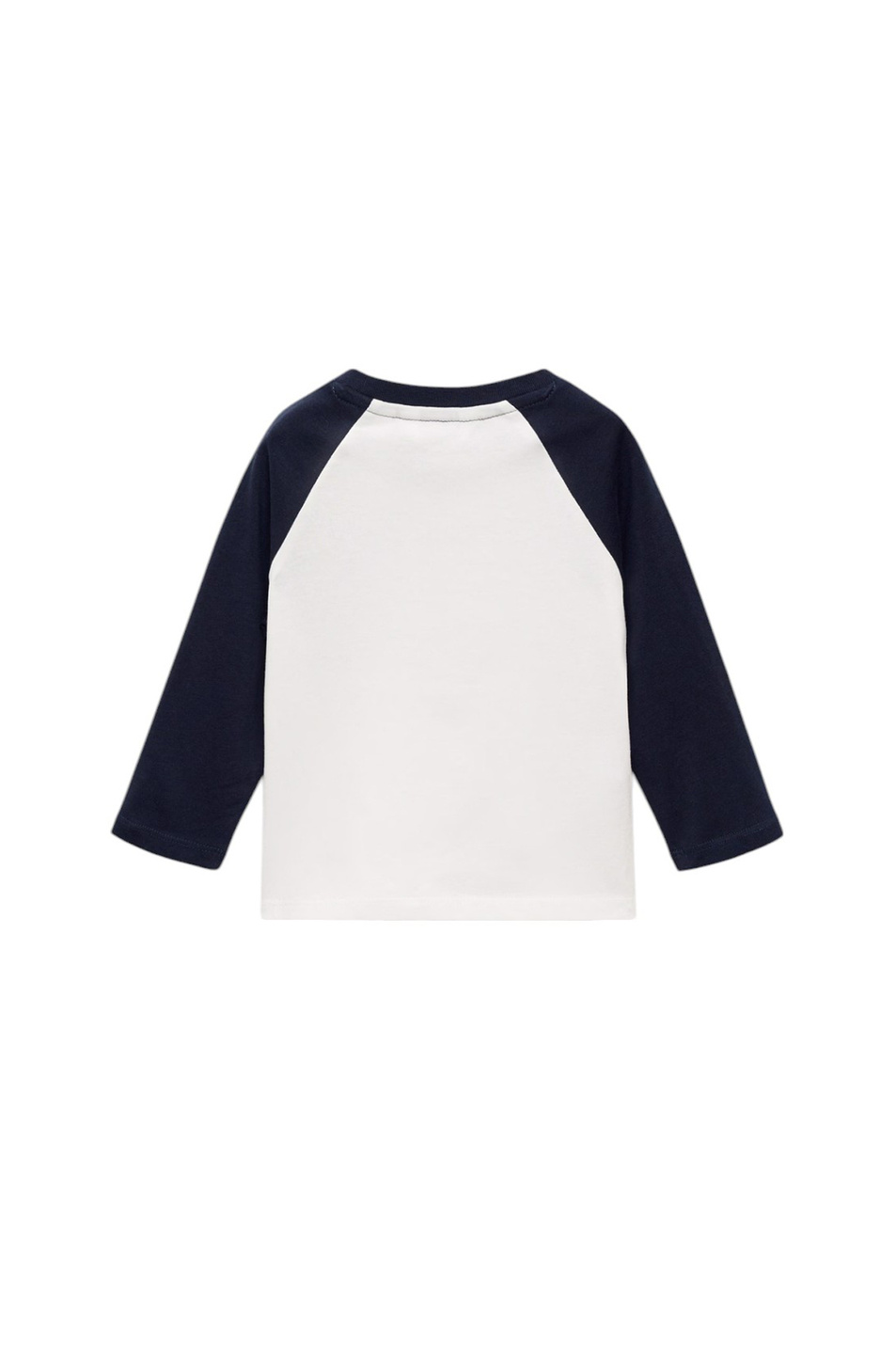 Малышам мальчикам Mango Kids Лонгслив FOREVER из хлопка (цвет ), артикул 87073274 | Фото 2