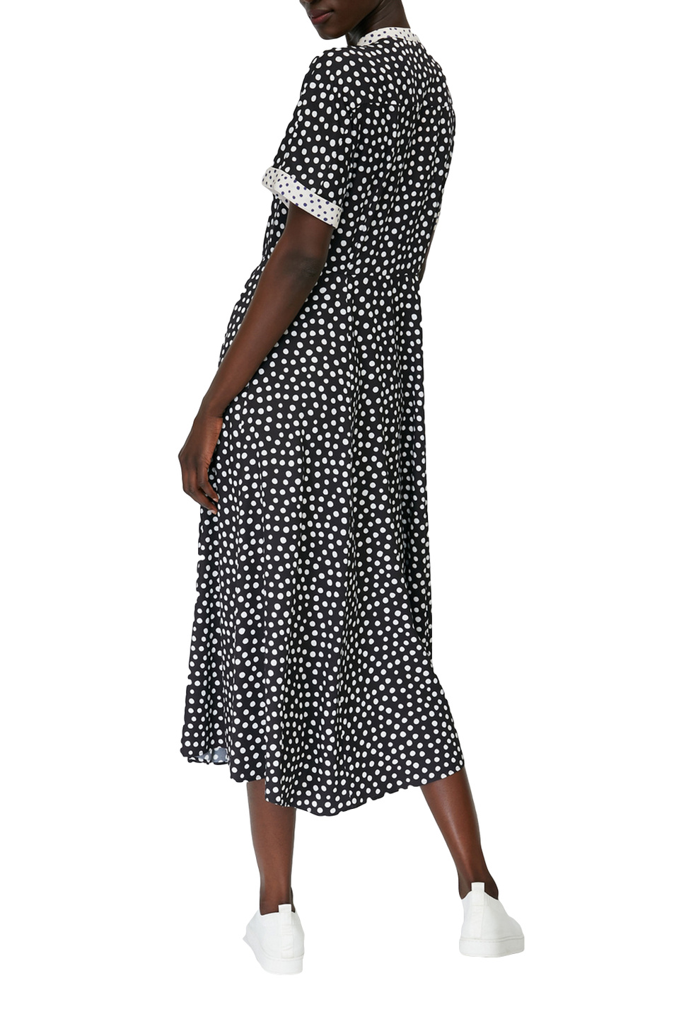 MAX&Co. Платье-рубашка CABINA из твила с принтом в горошек (цвет ), артикул 72210721 | Фото 4