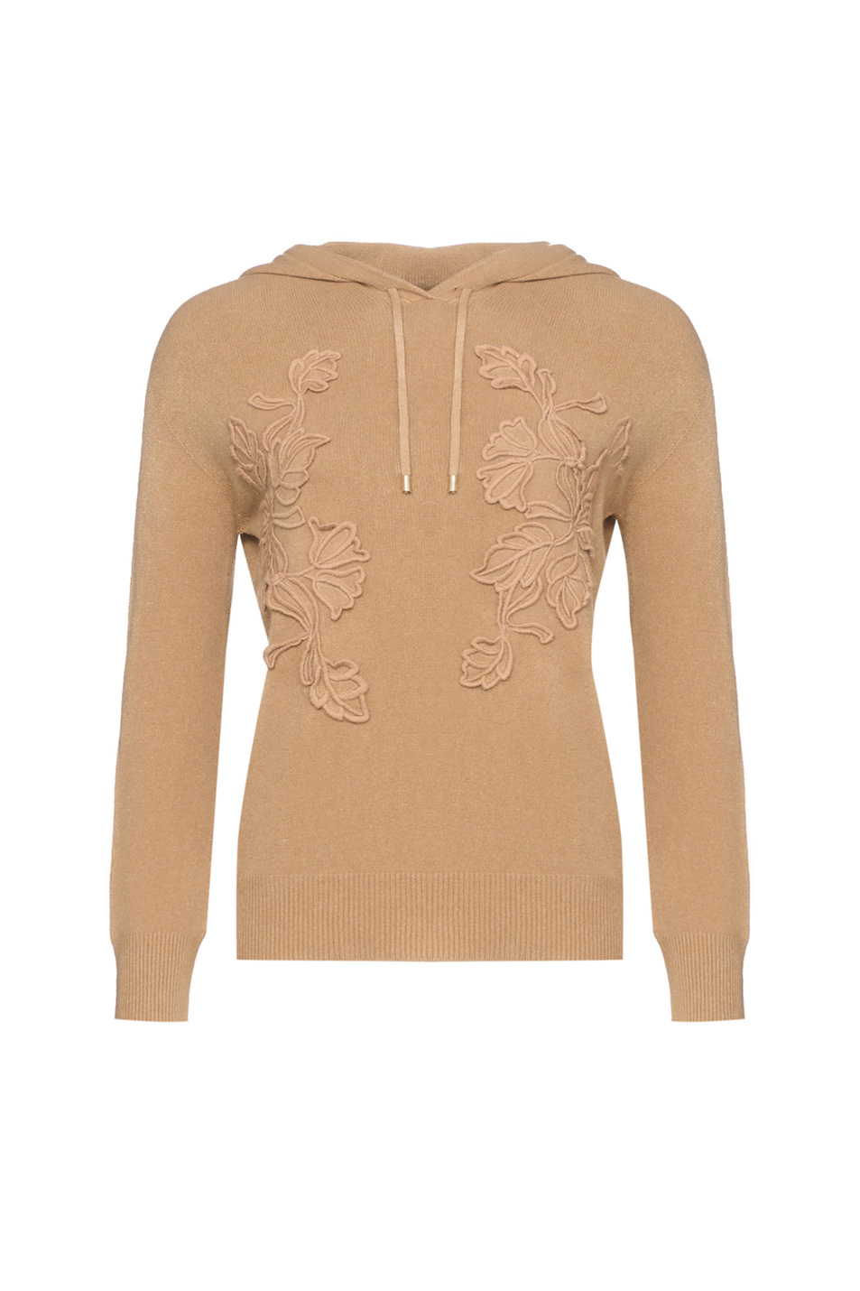 Джемпер с аппликацией|Основной цвет:Бежевый Женский Ermanno Firenze Джемпер с аппликацией (цвет ), артикул D47EM017EP2 | Фото 1