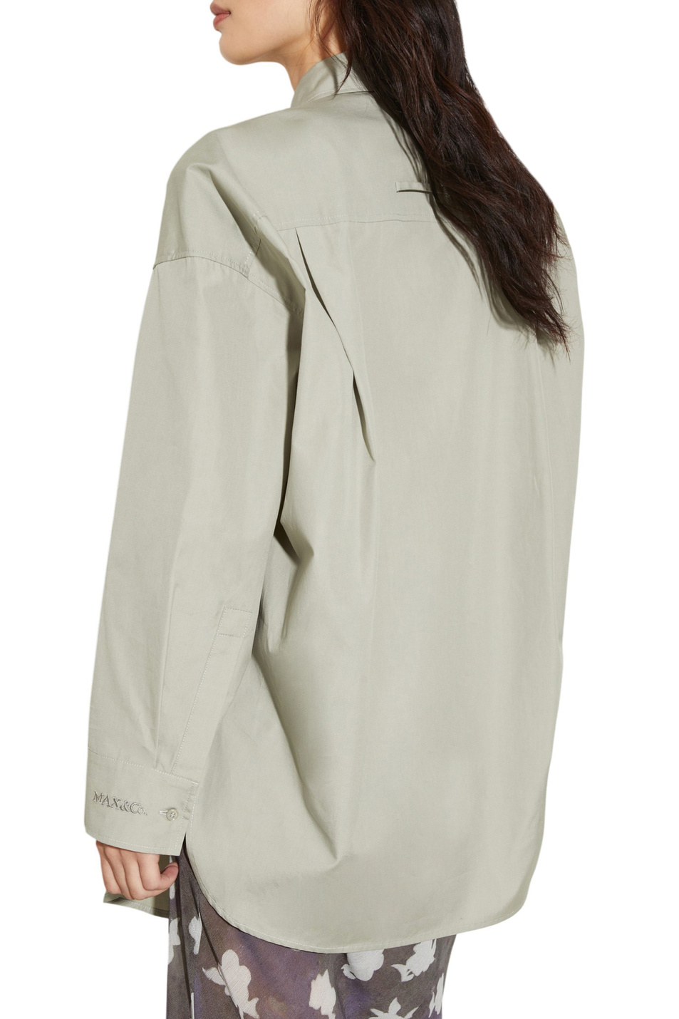 Женский MAX&Co. Рубашка MCOCANNETI из хлопка (цвет ), артикул 2616111013 | Фото 4