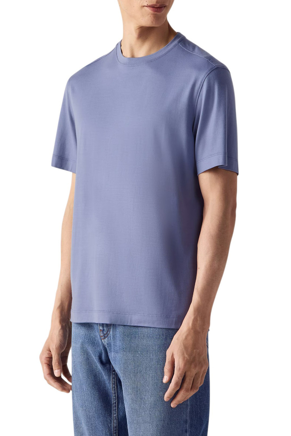 Мужской Zegna Футболка из хлопка (цвет ), артикул UHC90A3-C10-P06 | Фото 3