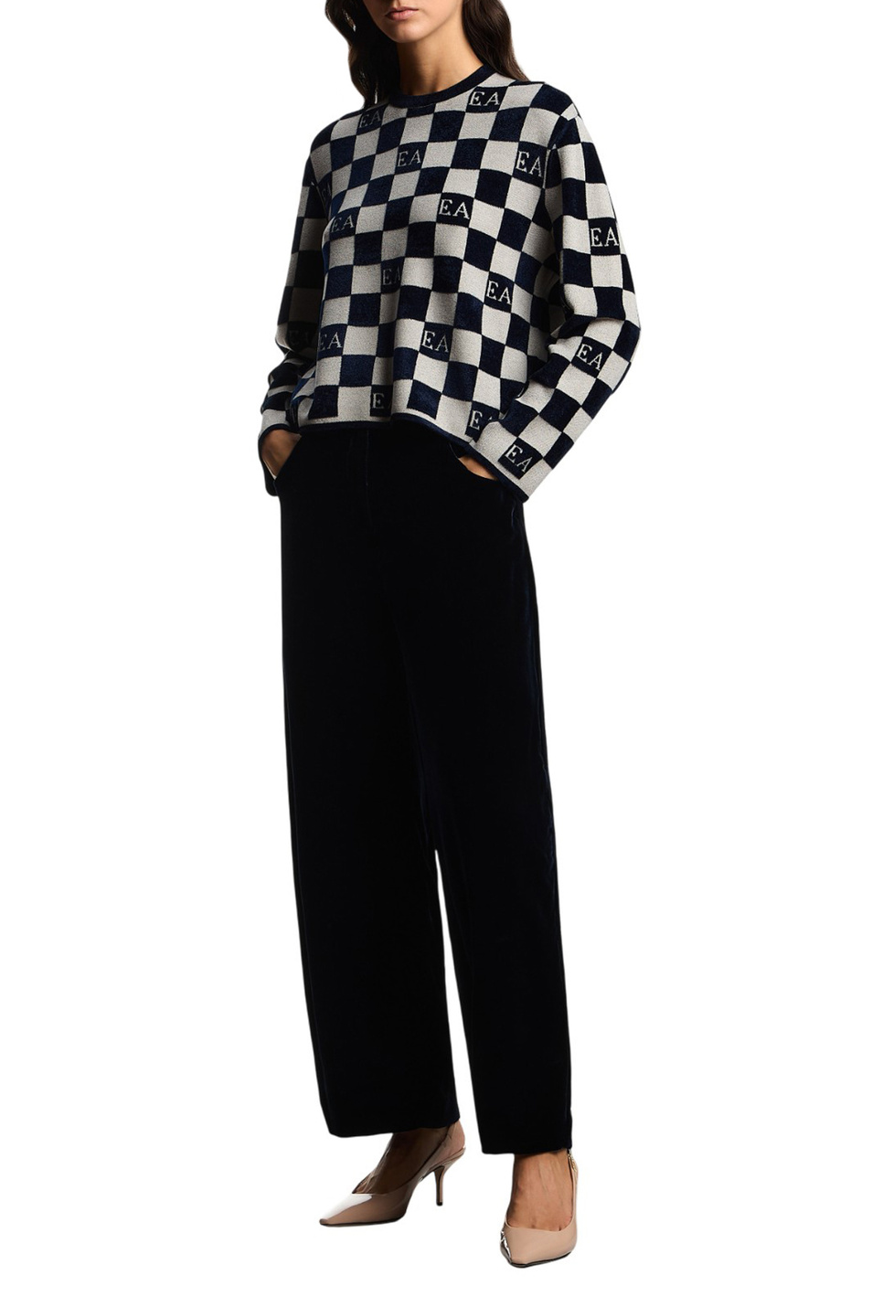 Женский Emporio Armani Джемпер с принтом (цвет ), артикул EW002761-AF19924 | Фото 2