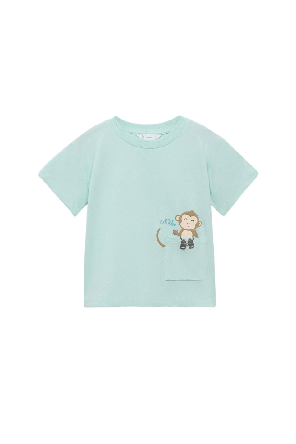 Мальчикам Mango Kids Футболка BOLSI однотонная (цвет ), артикул 87018279 | Фото 1