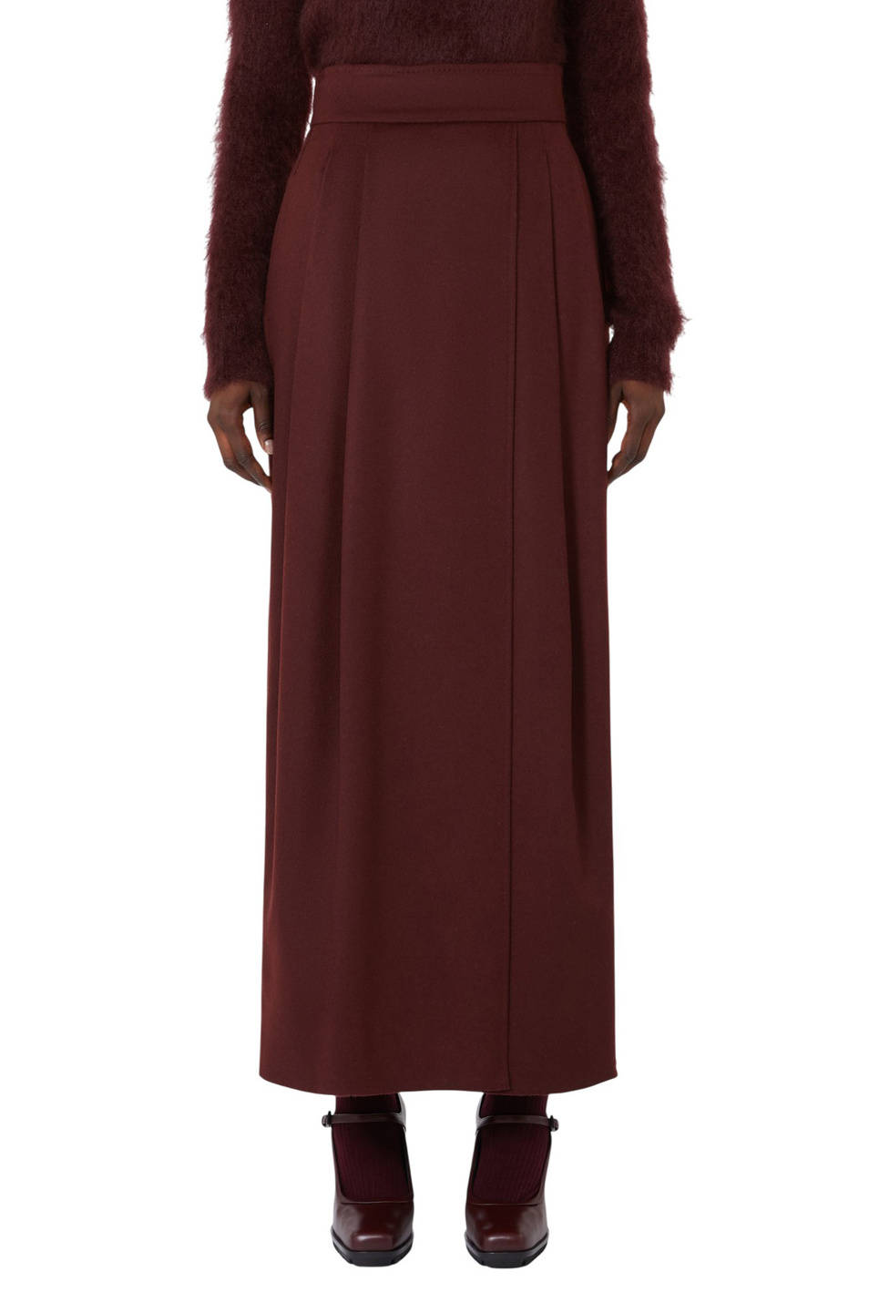 Женский Max Mara Юбка ZATTERA из верблюжьей шерсти (цвет ), артикул 2521106223 | Фото 3