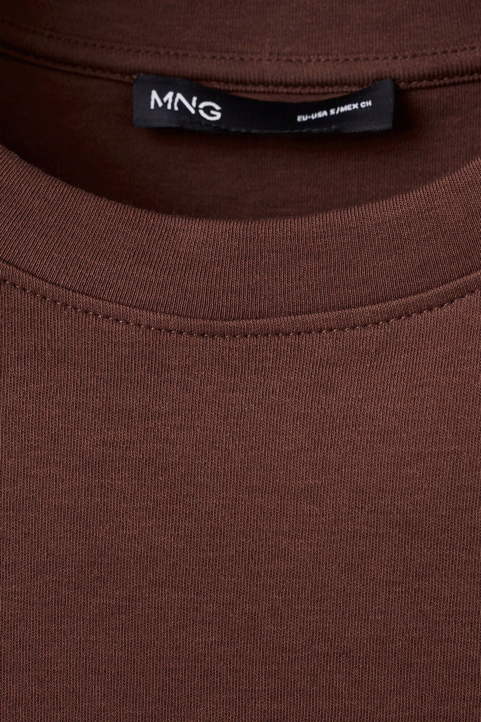 Женский Mango Футболка SEVILLA из хлопка (цвет ), артикул 27954096 | Фото 5