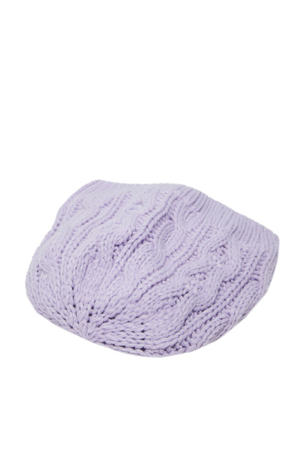 Вязаная шапка KLEINH|Основной цвет:Лиловый|Артикул:37065954 | Фото 2