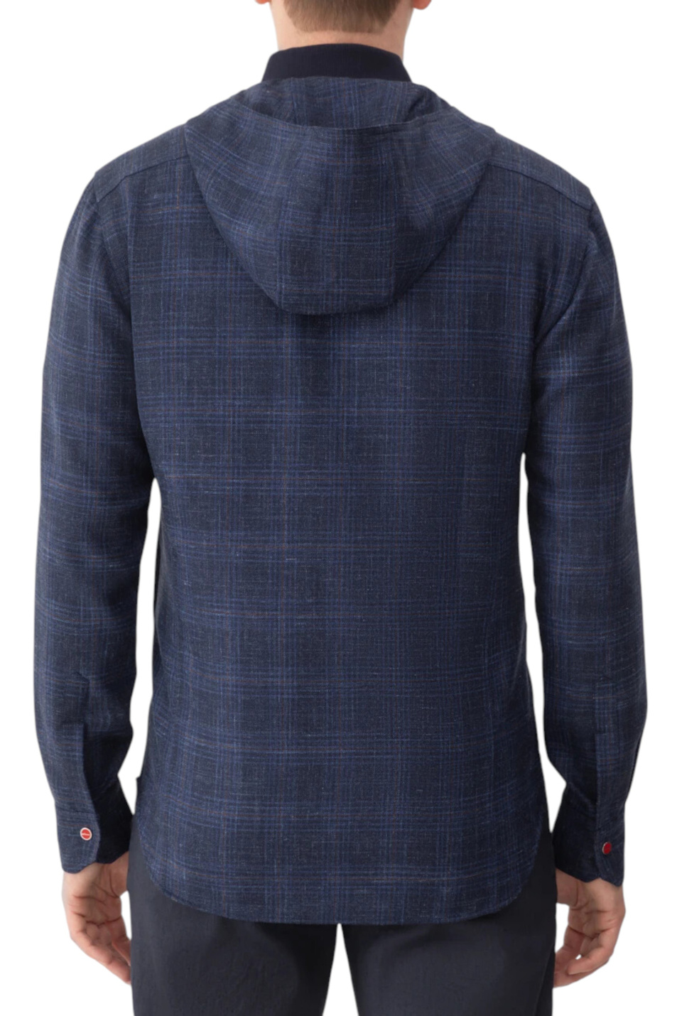 Мужской Kiton Рубашка из смесовой шерсти (цвет ), артикул UMCMARK0630G1300C | Фото 5