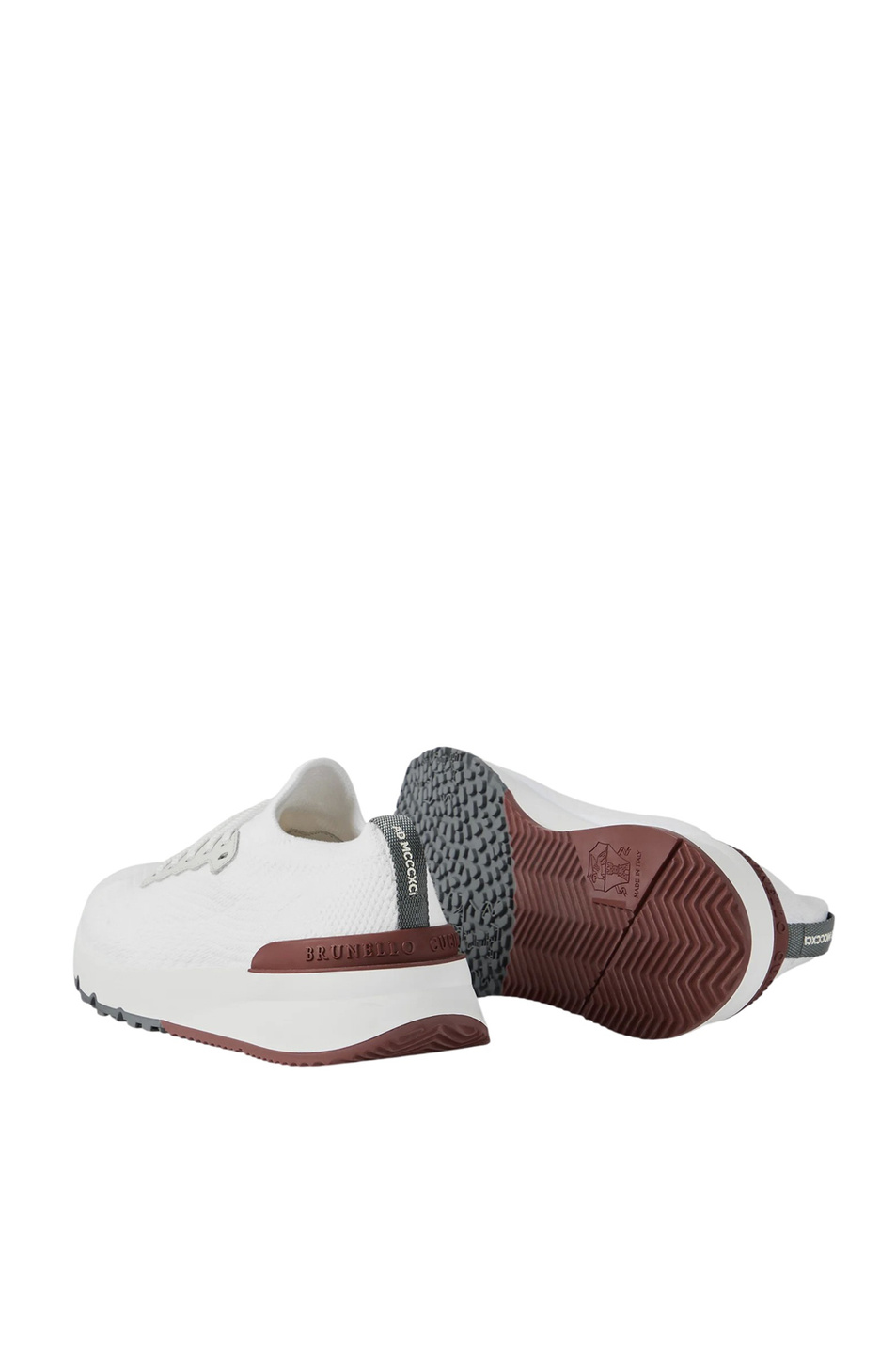 Мужской Brunello Cucinelli Кроссовки с контрастной подошвой (цвет ), артикул MZUPMBO252 | Фото 4