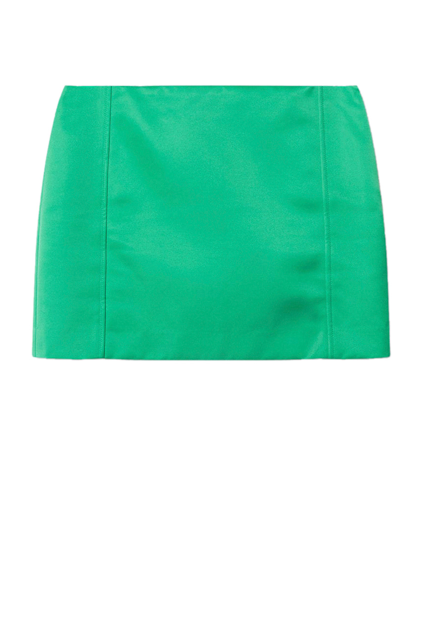 Атласная юбка SATI|Основной цвет:Зеленый|Артикул:37097761 | Фото 1