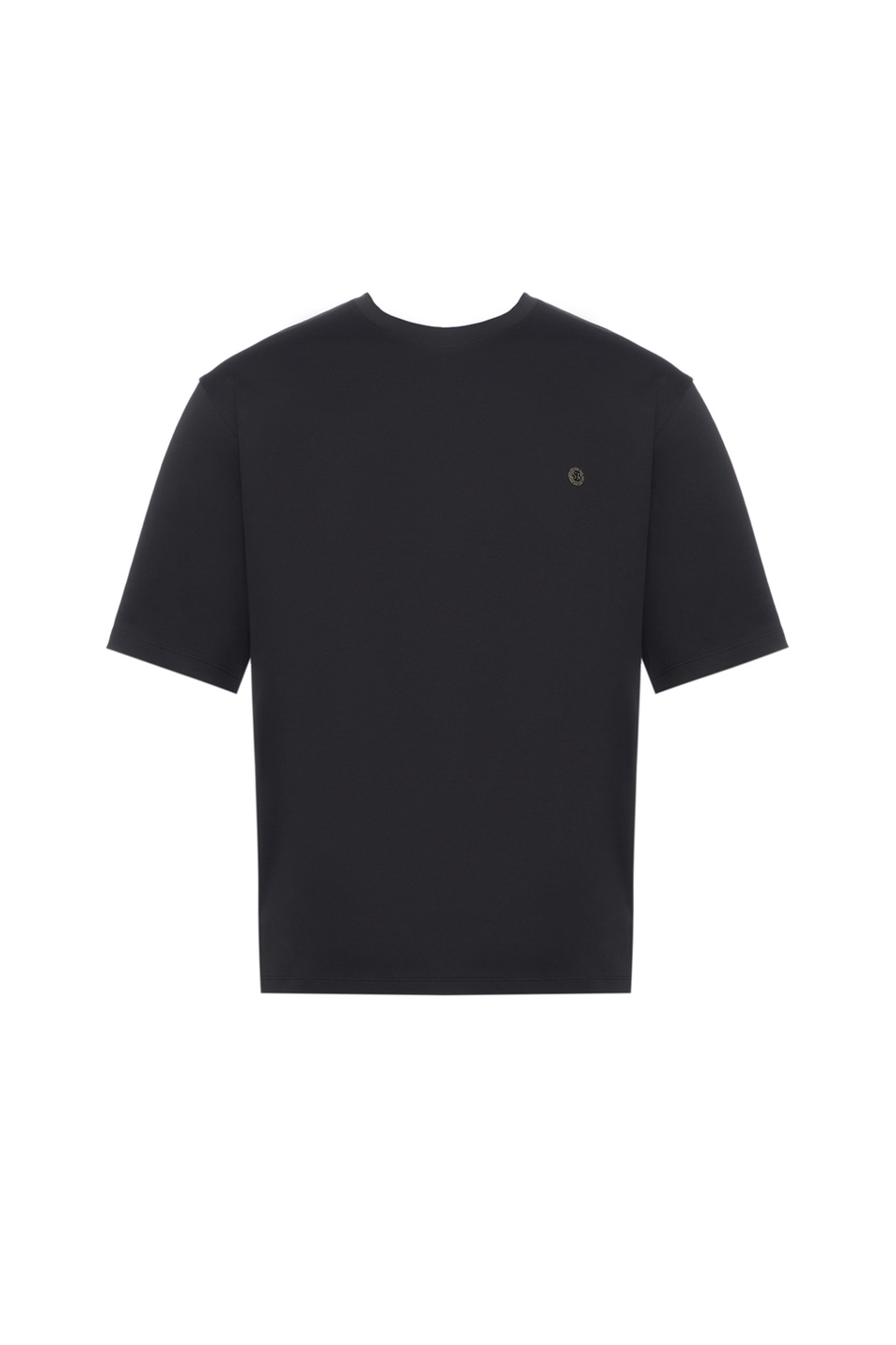 Футболка из хлопка|Основной цвет:Черный Мужской Stefano Ricci Футболка из хлопка (цвет ), артикул MNH5304580-LUXT | Фото 1