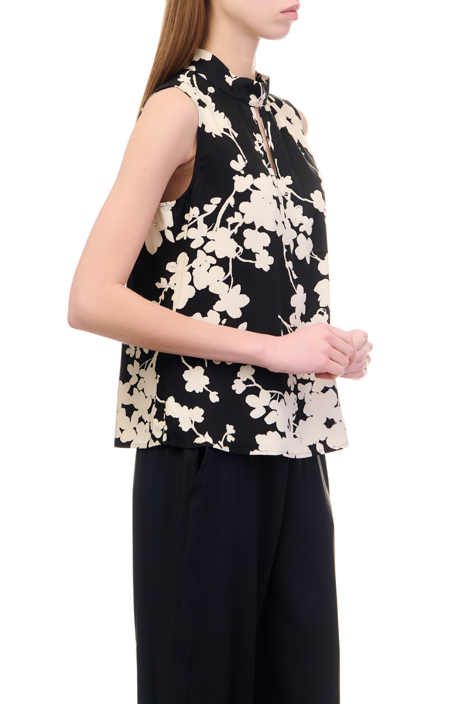 Женский Taifun Блузка без рукавов с цветочным принтом (цвет ), артикул 360343-11014 | Фото 5