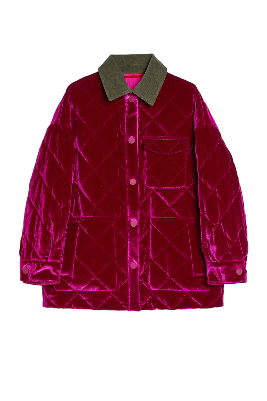 Куртка двусторонняя стеганая LORIANA|Основной цвет:Бордовый|Артикул:74840423 | Фото 1