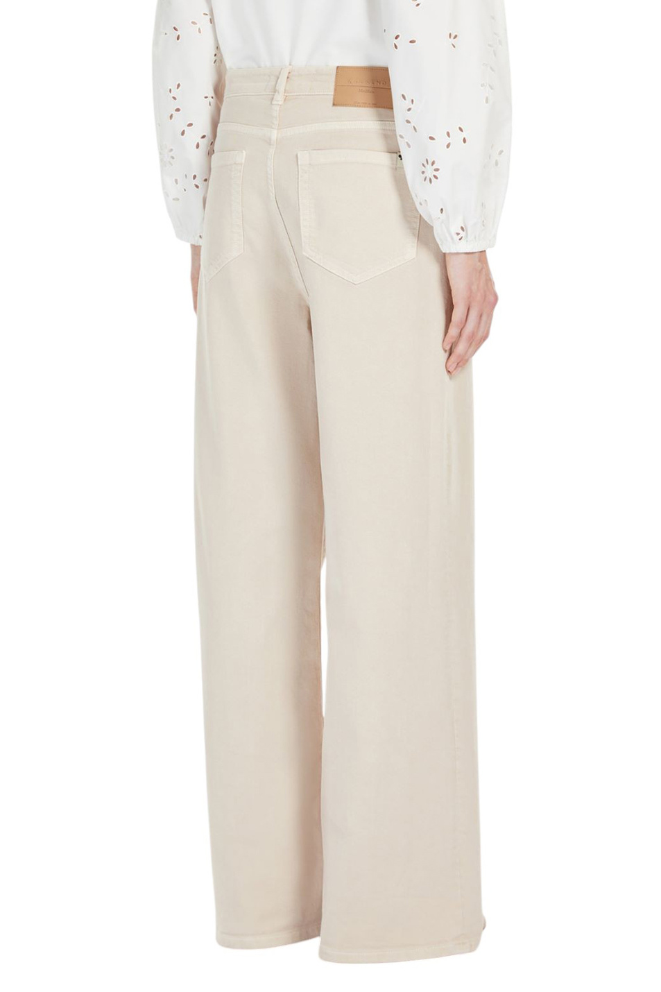 Женский Weekend Max Mara Джинсы MEDINA широкого кроя (цвет ), артикул 2515131011 | Фото 4