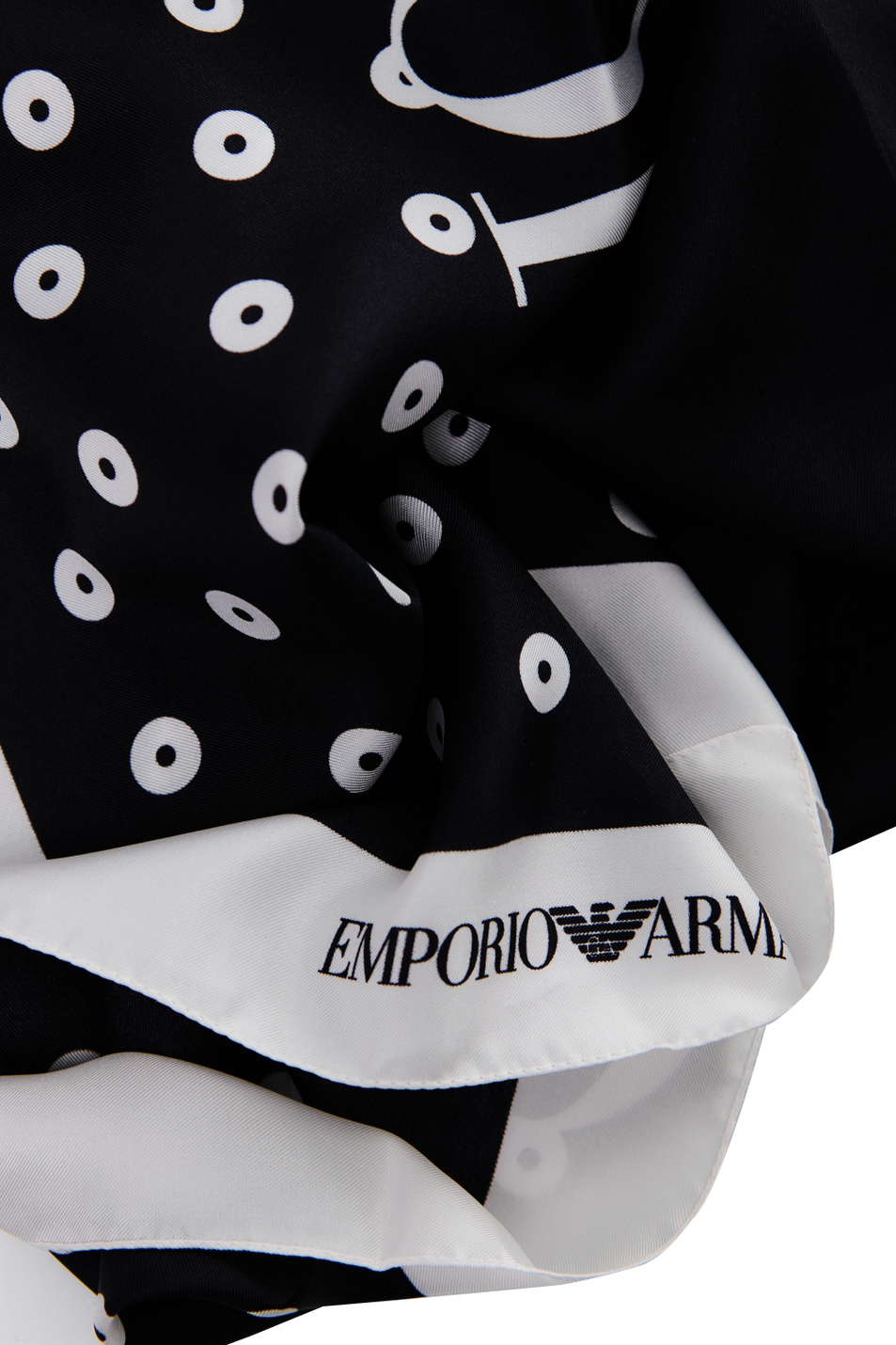 Женский Emporio Armani Платок из чистого шелка с логотипом (цвет ), артикул 635338-3R450 | Фото 2