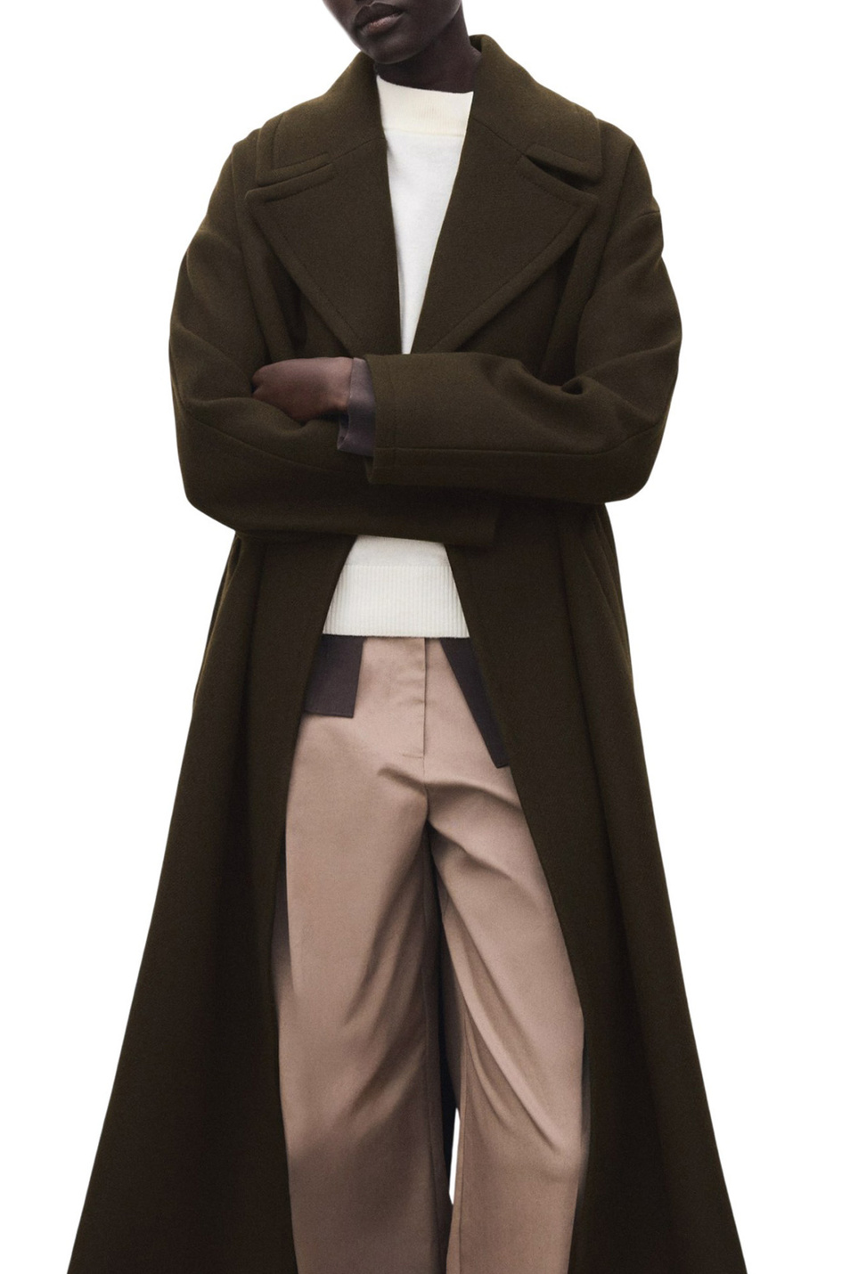 Женский Mango Пальто TRAVIATA из смесовой шерсти (цвет ), артикул 17036745 | Фото 3