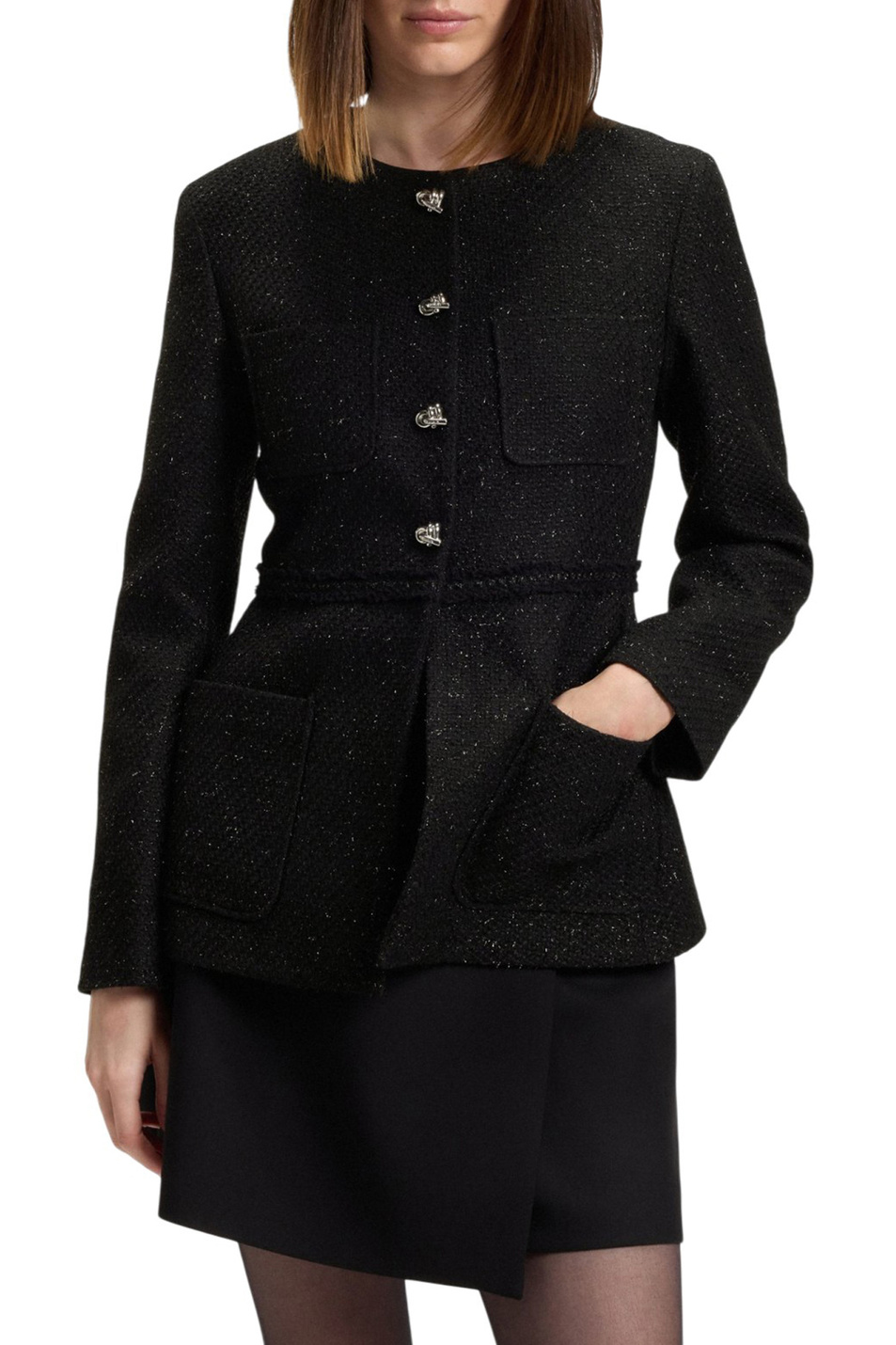 Женский HUGO Жакет Afranzi твидовый (цвет ), артикул 50555880 | Фото 3