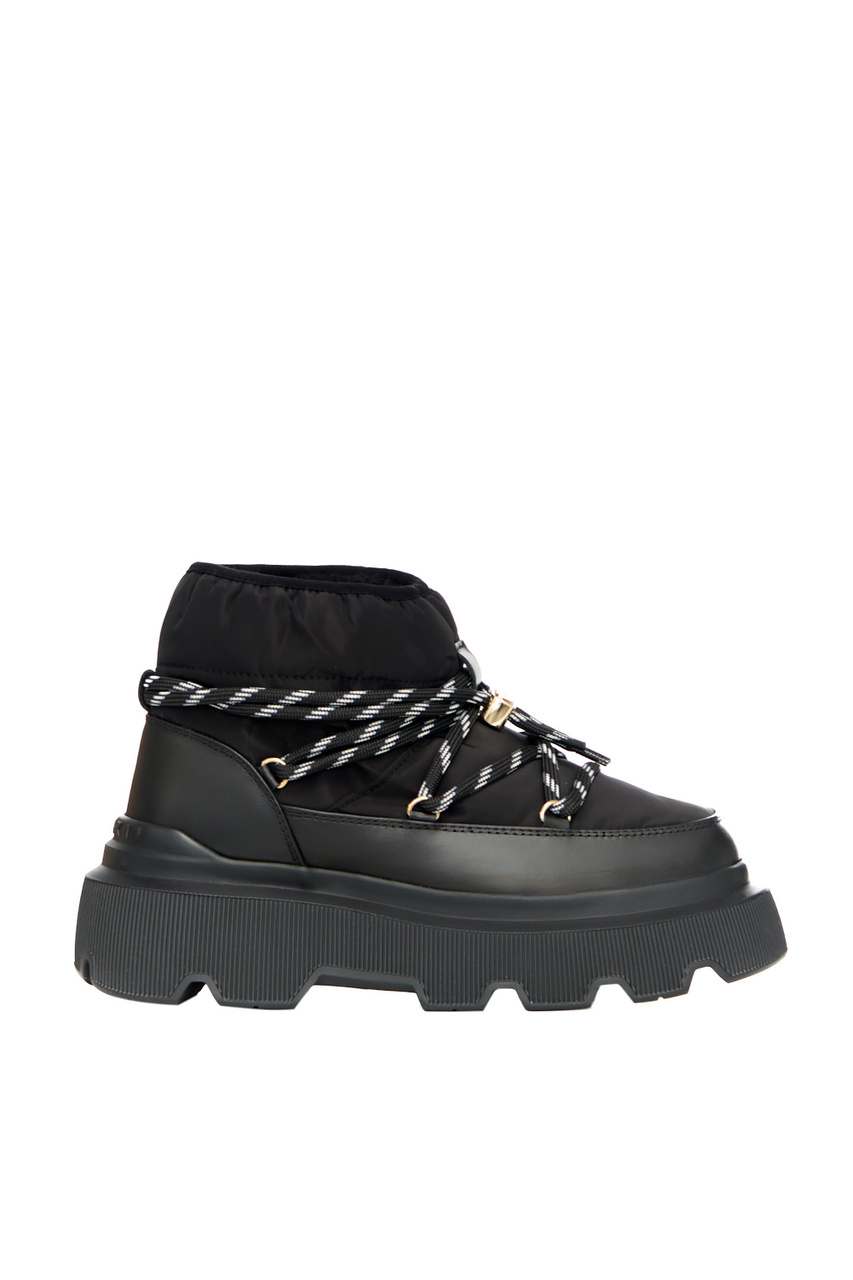 Ботинки со шнуровкой|Основной цвет:Черный|Артикул:75202-120 | Фото 1