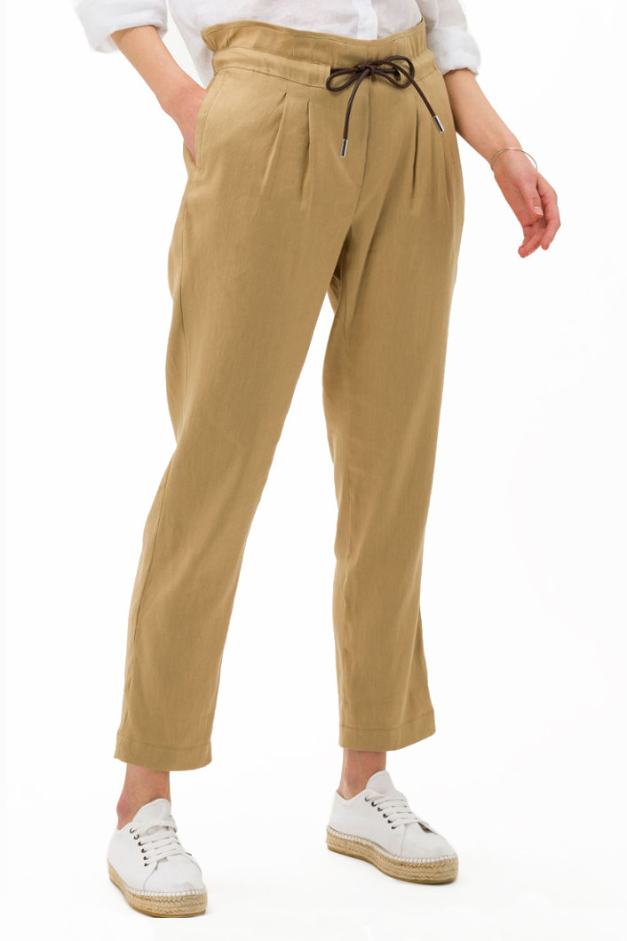 Женский Brax Укороченные брюки MILLA S из смесового льна (цвет ), артикул 74-2254-9245920 | Фото 4