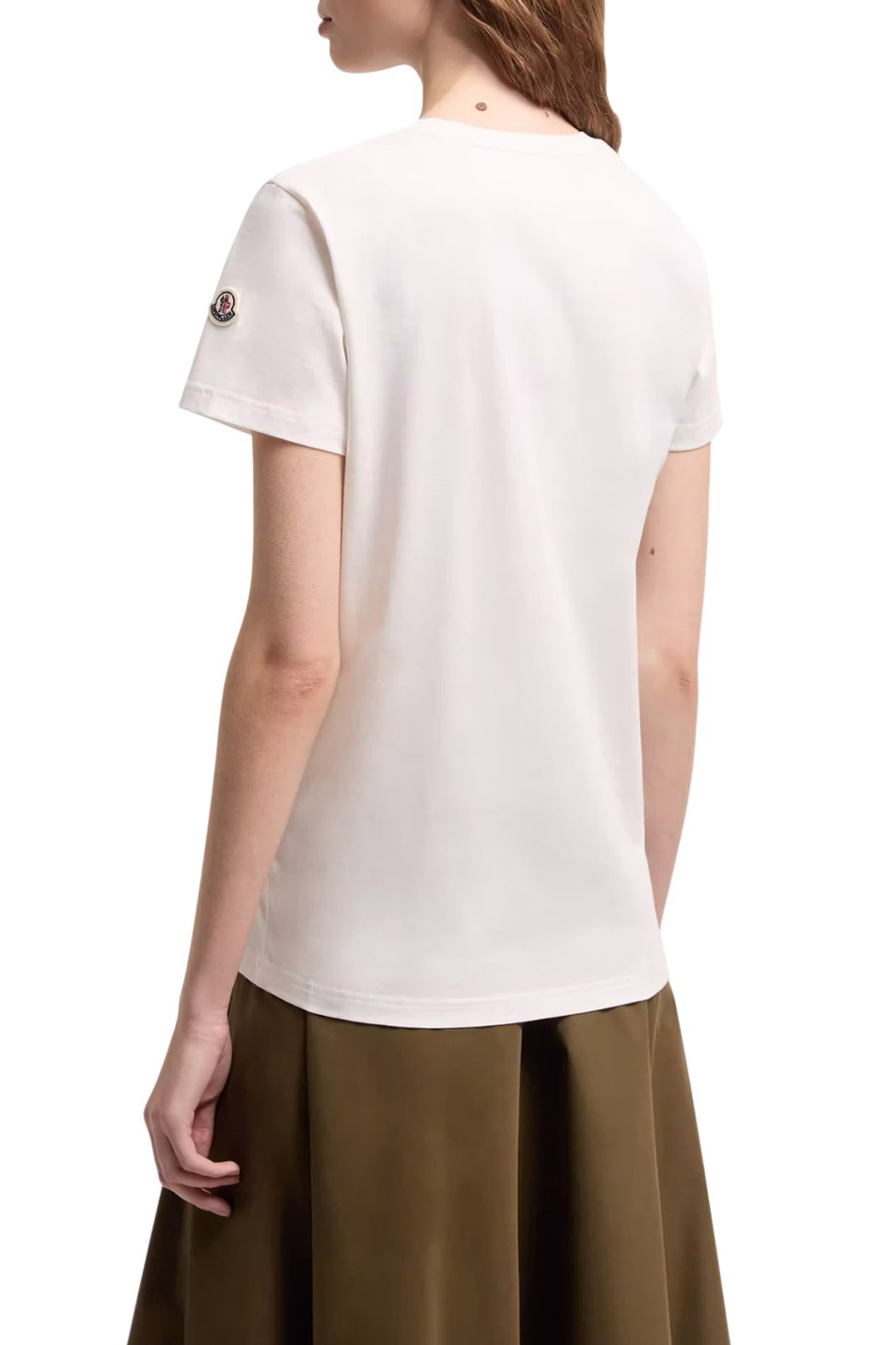 Женский Moncler Футболка из хлопка (цвет ), артикул L10938C73200-V8058 | Фото 4