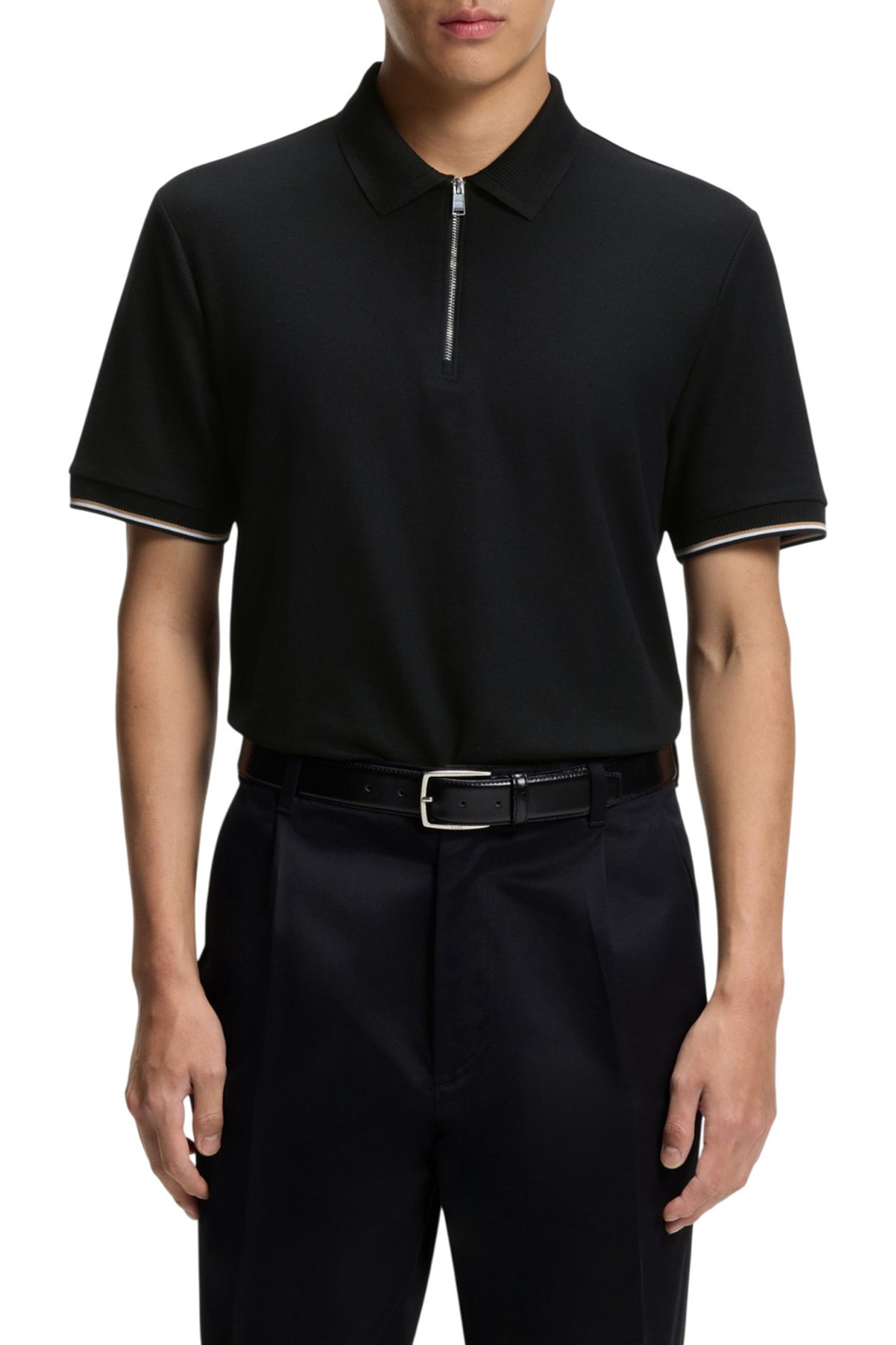 Мужской BOSS Поло Pei из хлопка (цвет ), артикул 50555108 | Фото 3