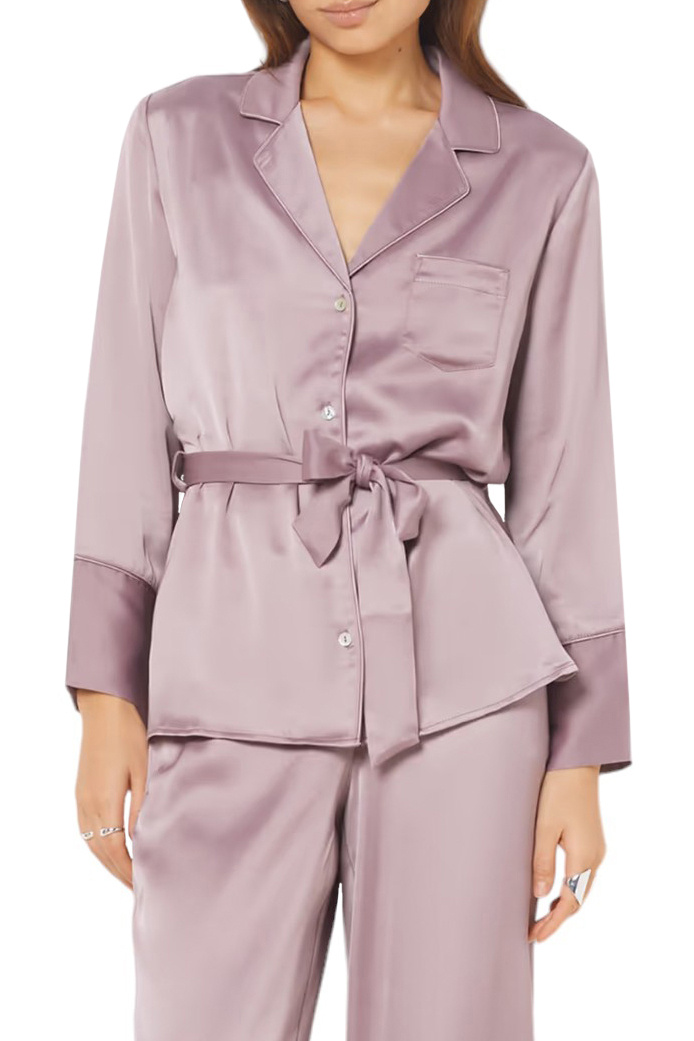 Женский Etam Пижамная рубашка ELY с поясом (цвет ), артикул 6544118 | Фото 1