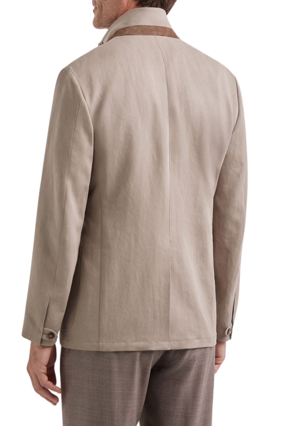 Мужской Canali Пиджак из льна (цвет ), артикул 31020HCU06017 | Фото 4