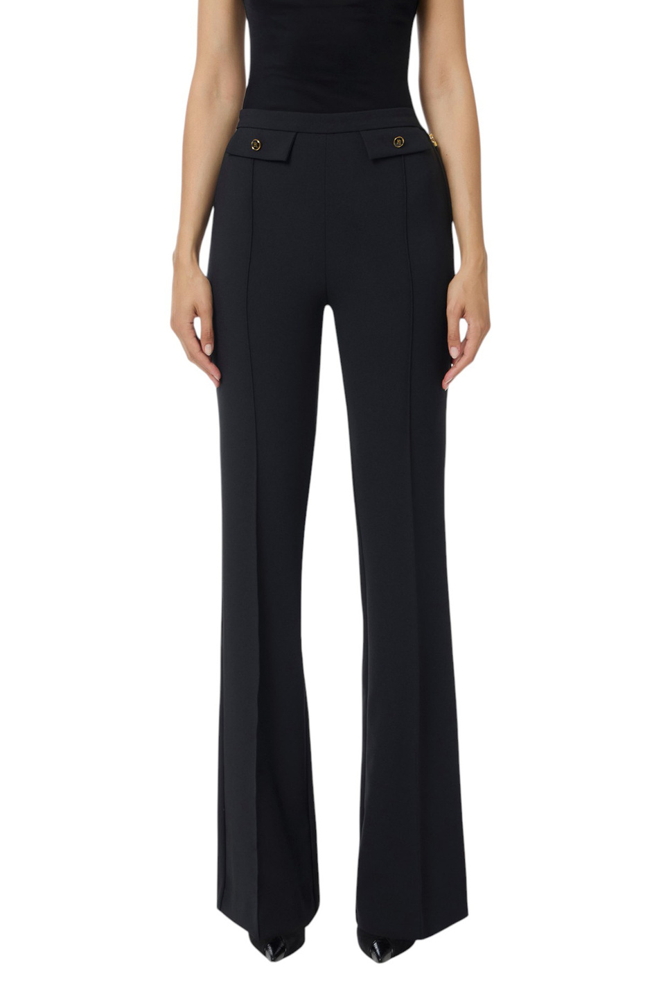 Женский Elisabetta Franchi Брюки однотонные (цвет ), артикул PA12156E2 | Фото 2