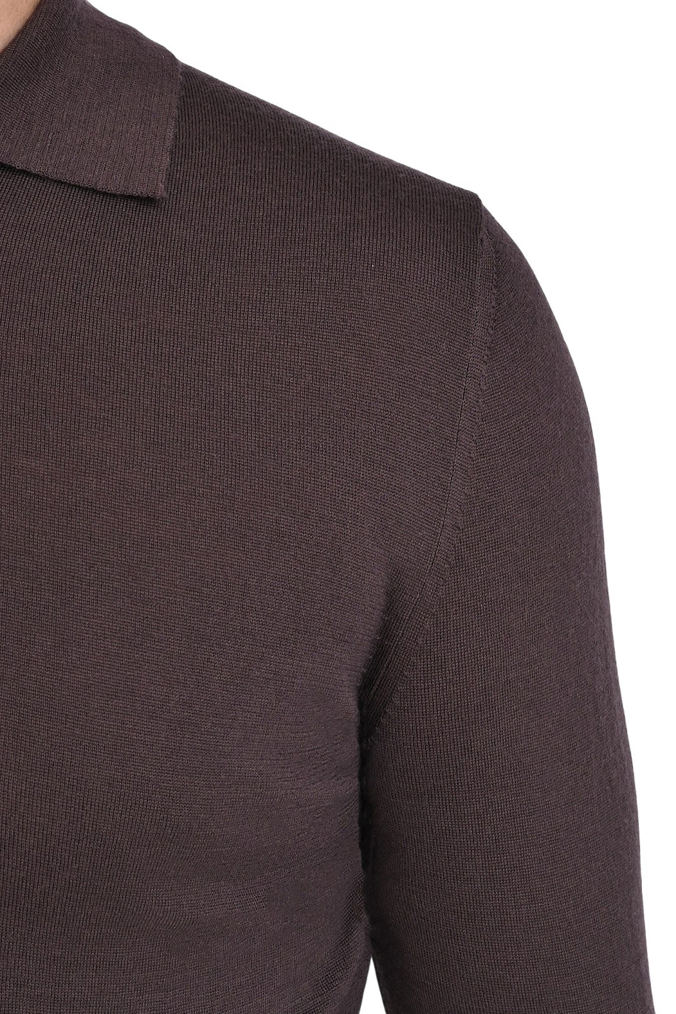 Мужской Canali Джемпер поло однотонный (цвет ), артикул C0572MK01149 | Фото 5