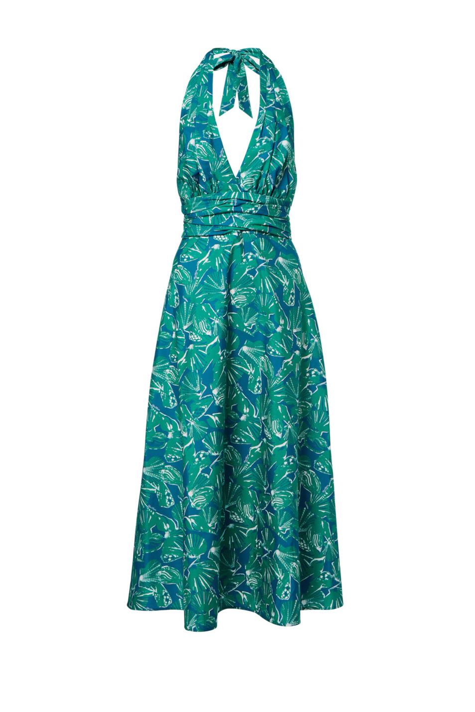 Платье BELLA с принтом|Основной цвет:Бирюзовый Женский Max Mara Платье BELLA с принтом (цвет ), артикул 2611221042 | Фото 1