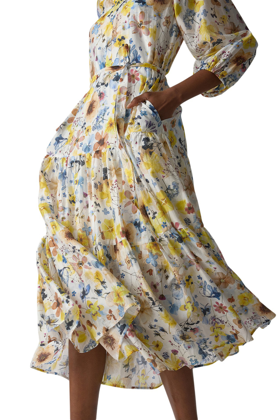 Женский LeComte Платье с цветочным принтом (цвет ), артикул 56-617160 | Фото 5