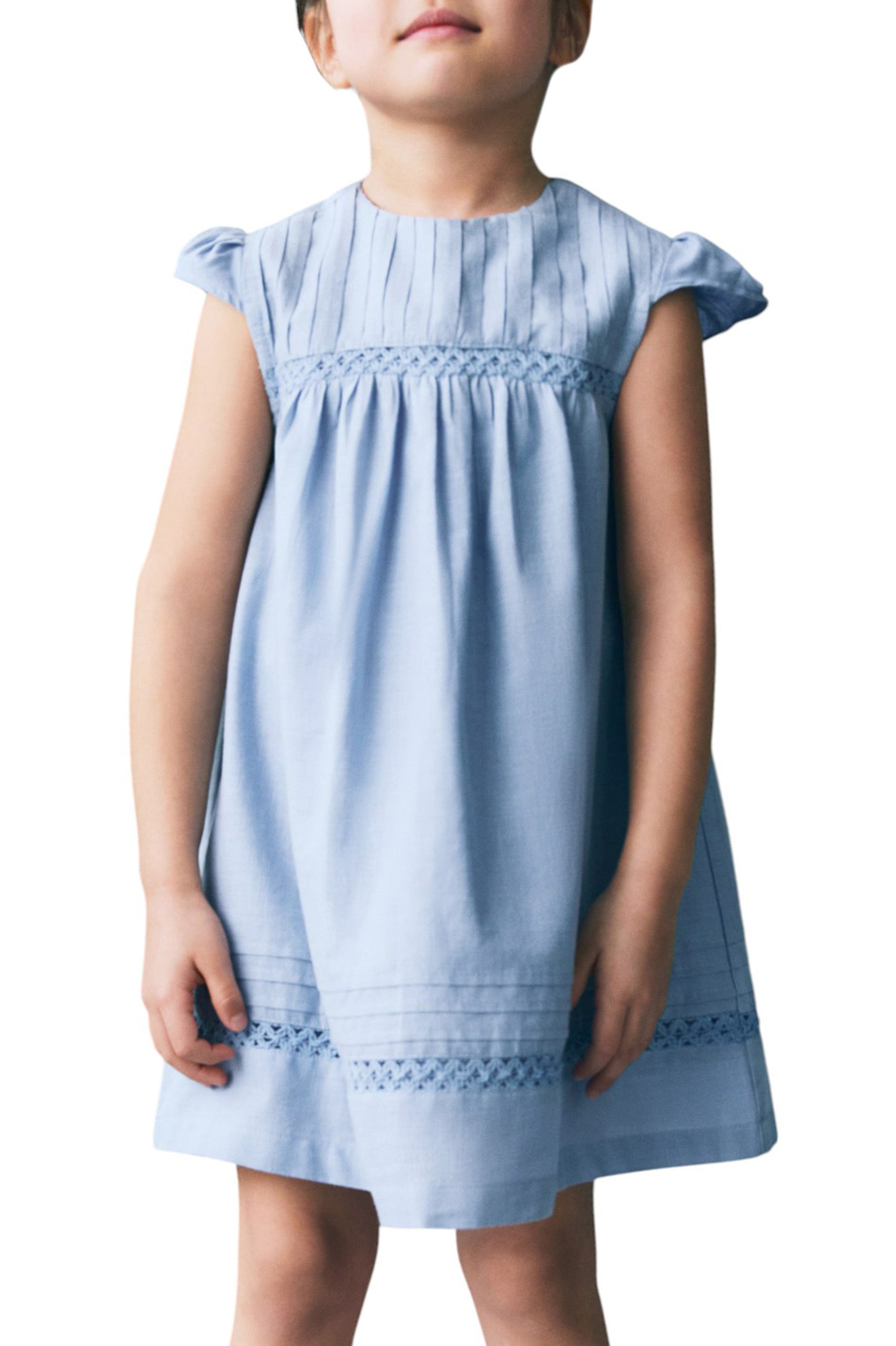 Девочкам Mango Kids Платье KIRA из хлопка (цвет ), артикул 87055951 | Фото 4